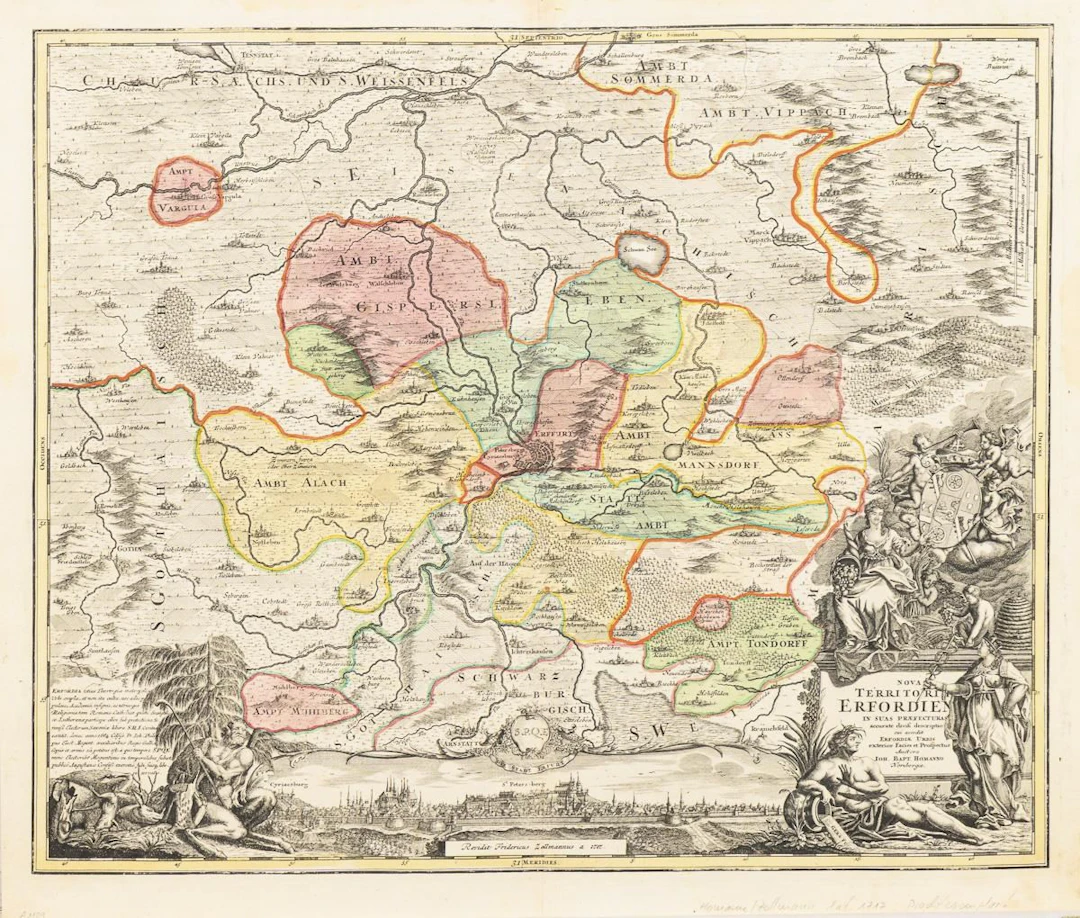 Map of Erfurt