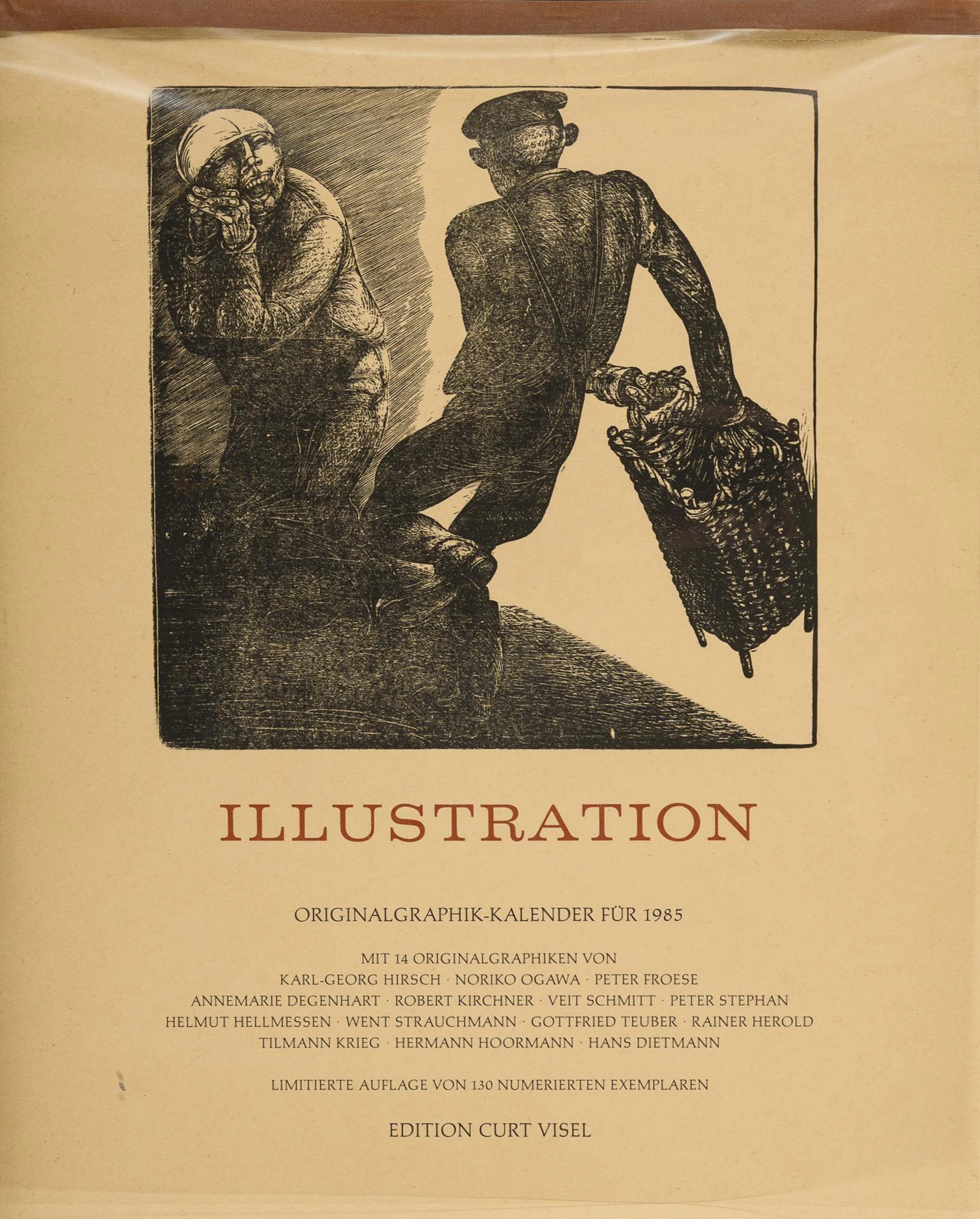 "Illustrations" graphic calendar 1985
