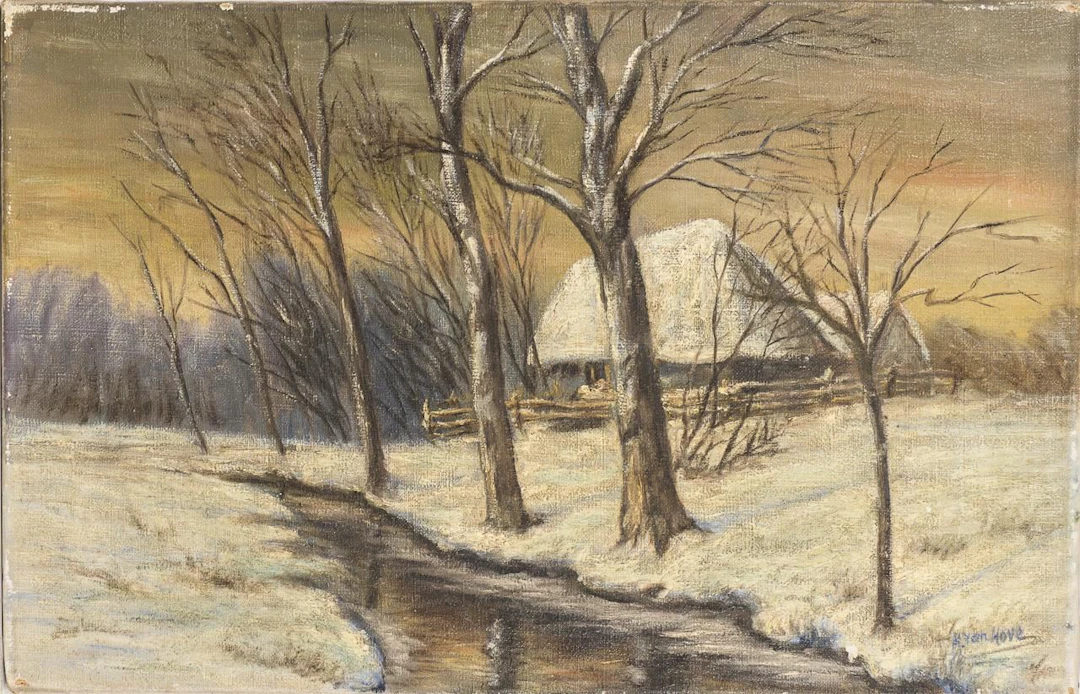 HOVE, H. van, HOVE, H. van, HOVE, H. van, Winter Landscape
