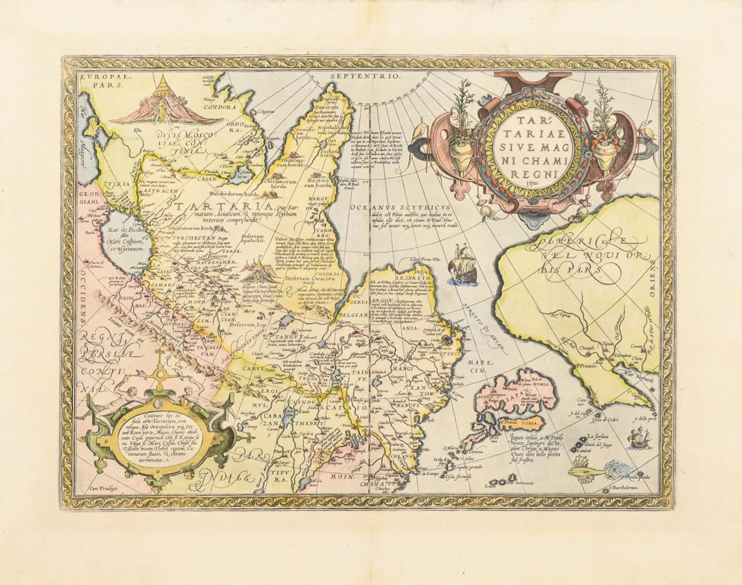 Map of Tartary with the Bering Strait and Japan