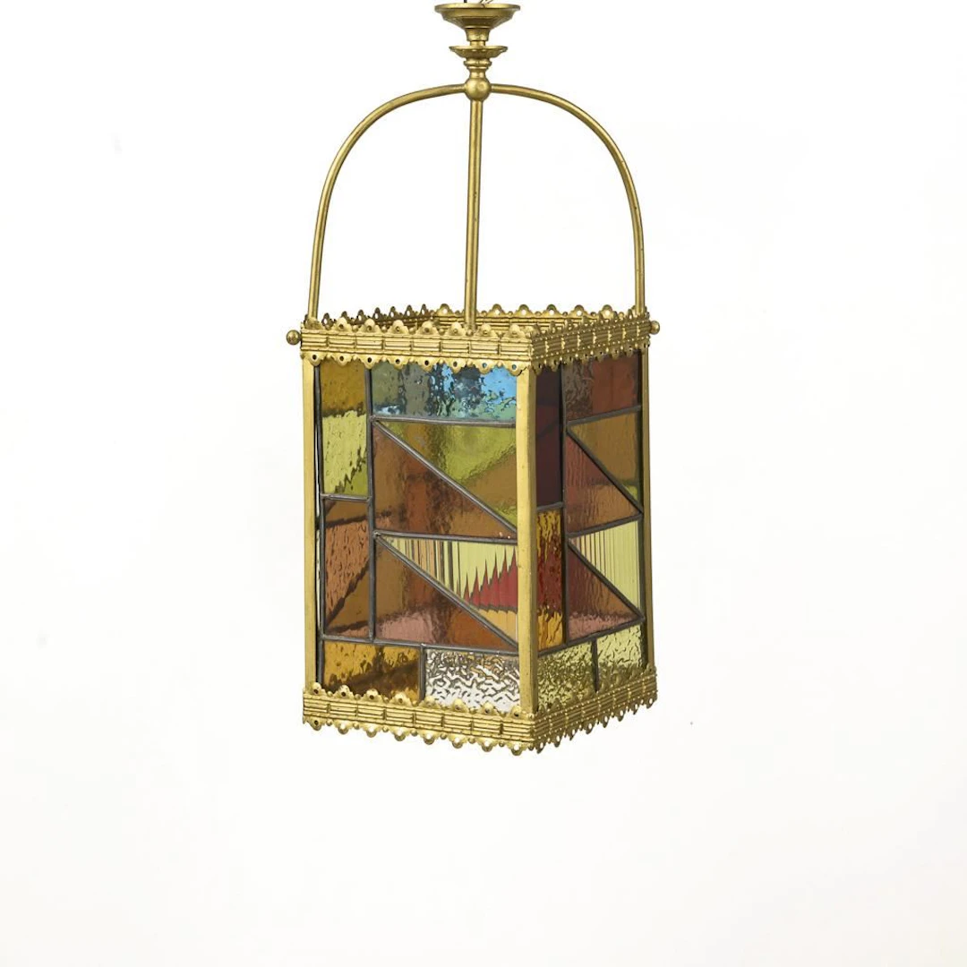 Art Deco ceiling lamp.