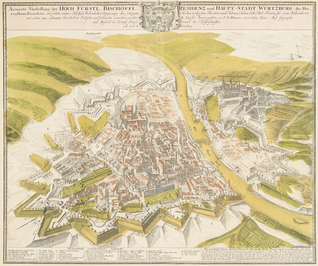 Map of Würzburg