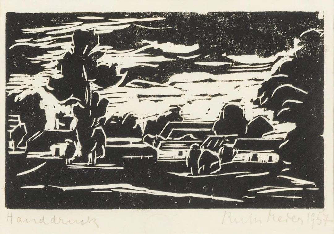 MEIER, Ruth(1888–1965), MEIER, Ruth(1888–1965), MEIER, Ruth, Village Landscape