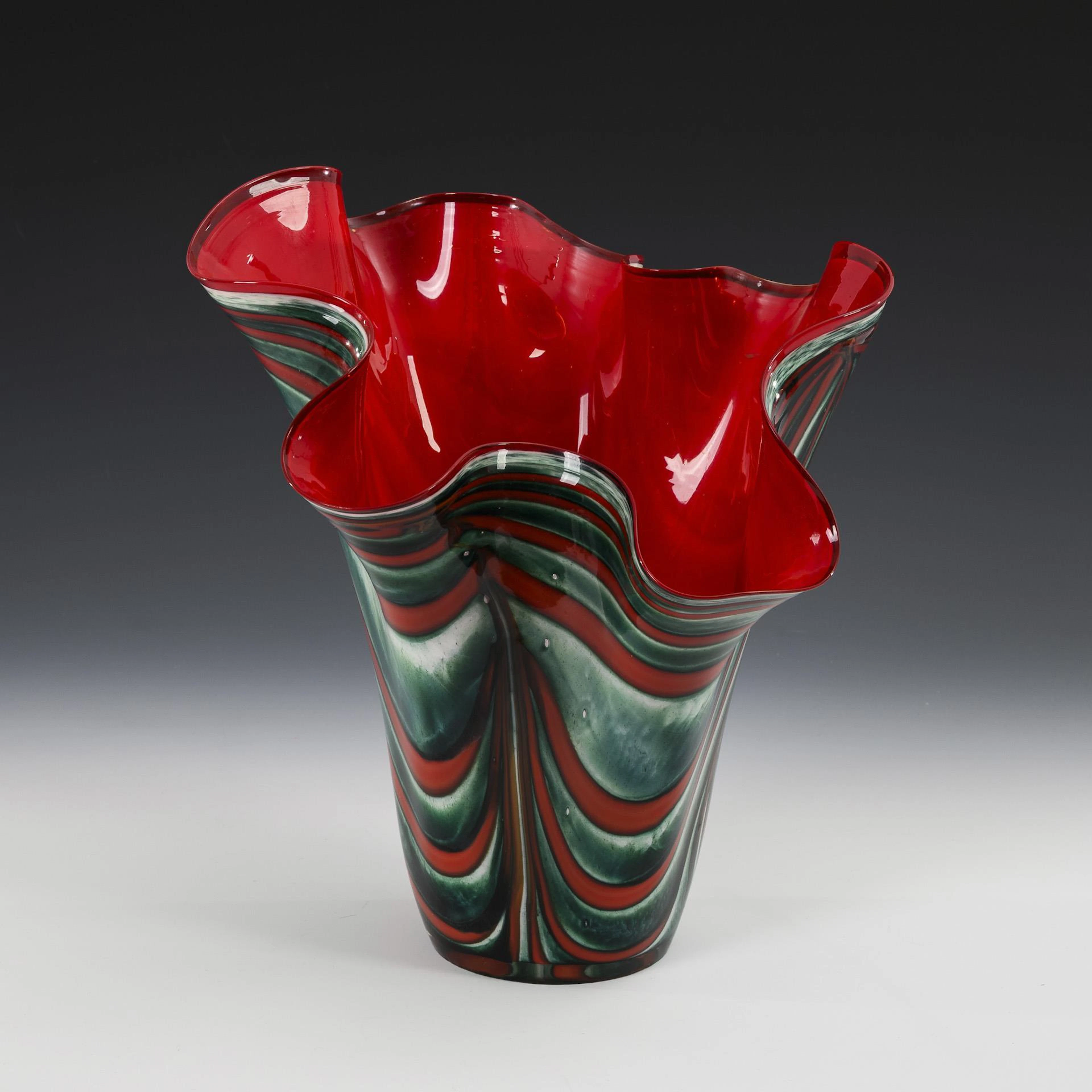 Fazzoletto vase. Murano.