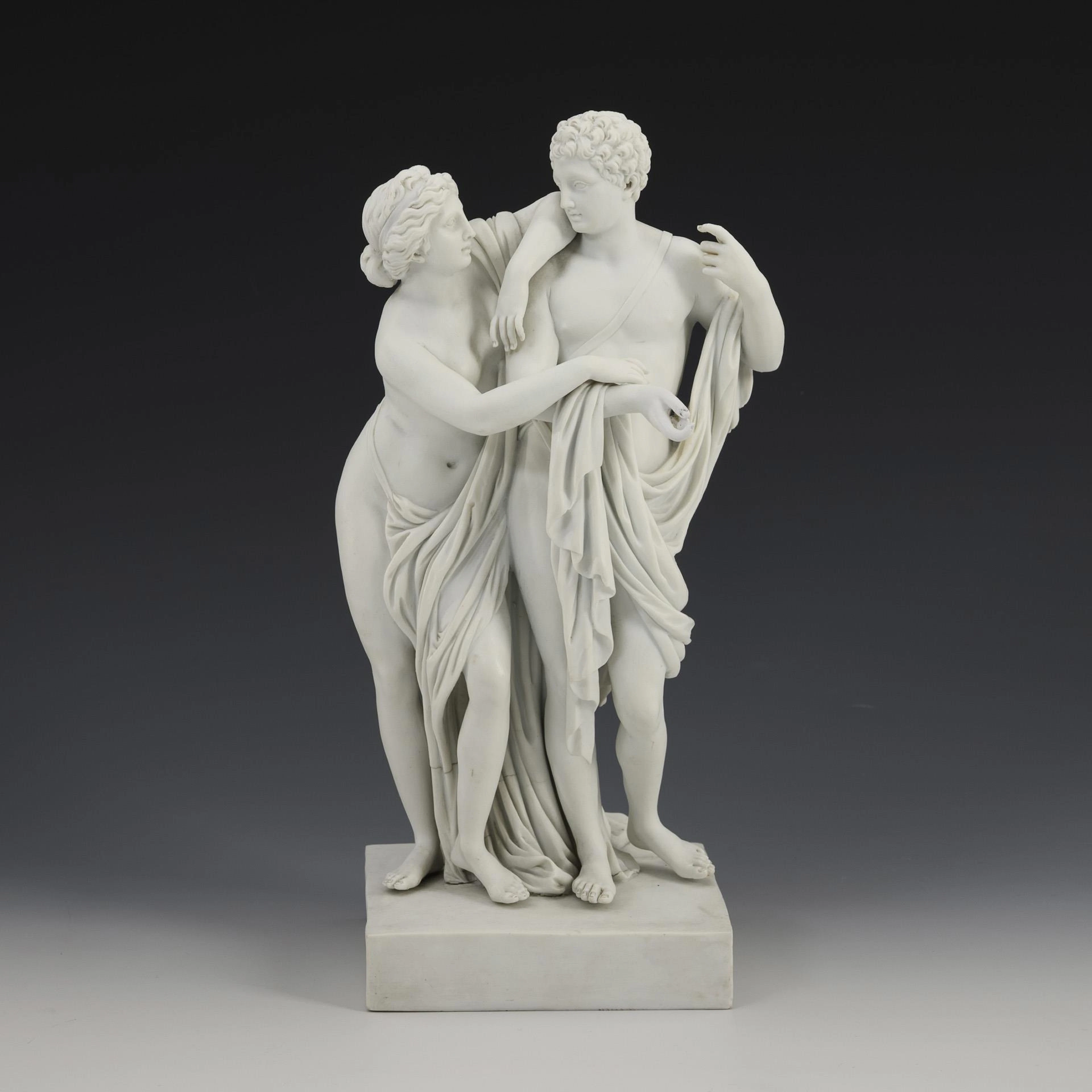 Venus and Adonis. Meissen.