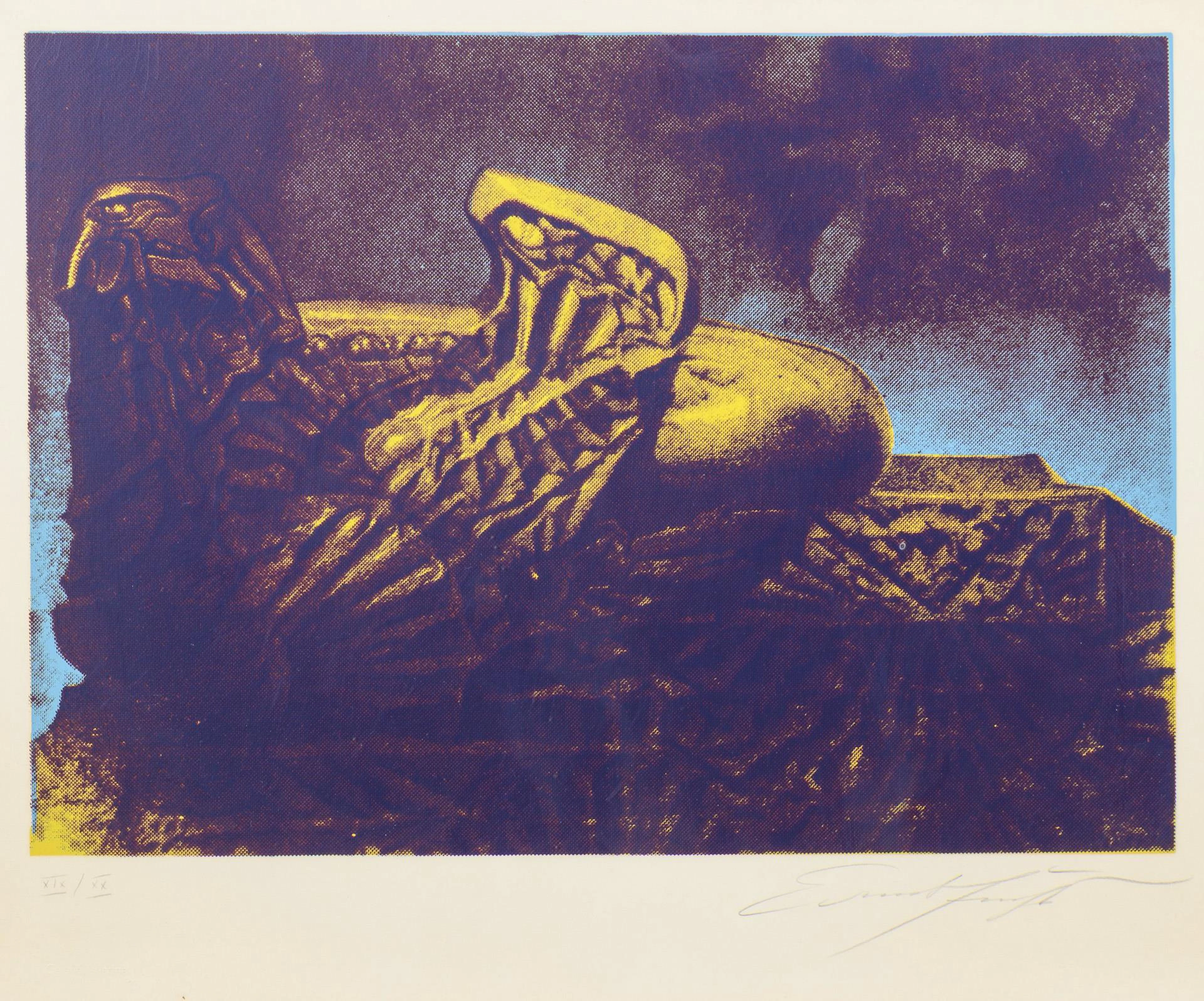 FUCHS, Ernst (1930 - 2015), FUCHS, Ernst (1930 - 2015), FUCHS, Ernst, Sphinx