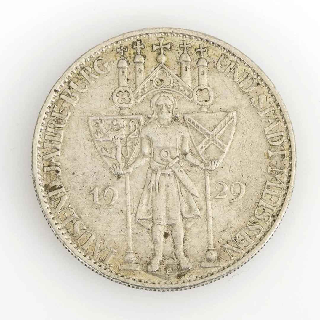 5 Reichsmark Meissen 1929.