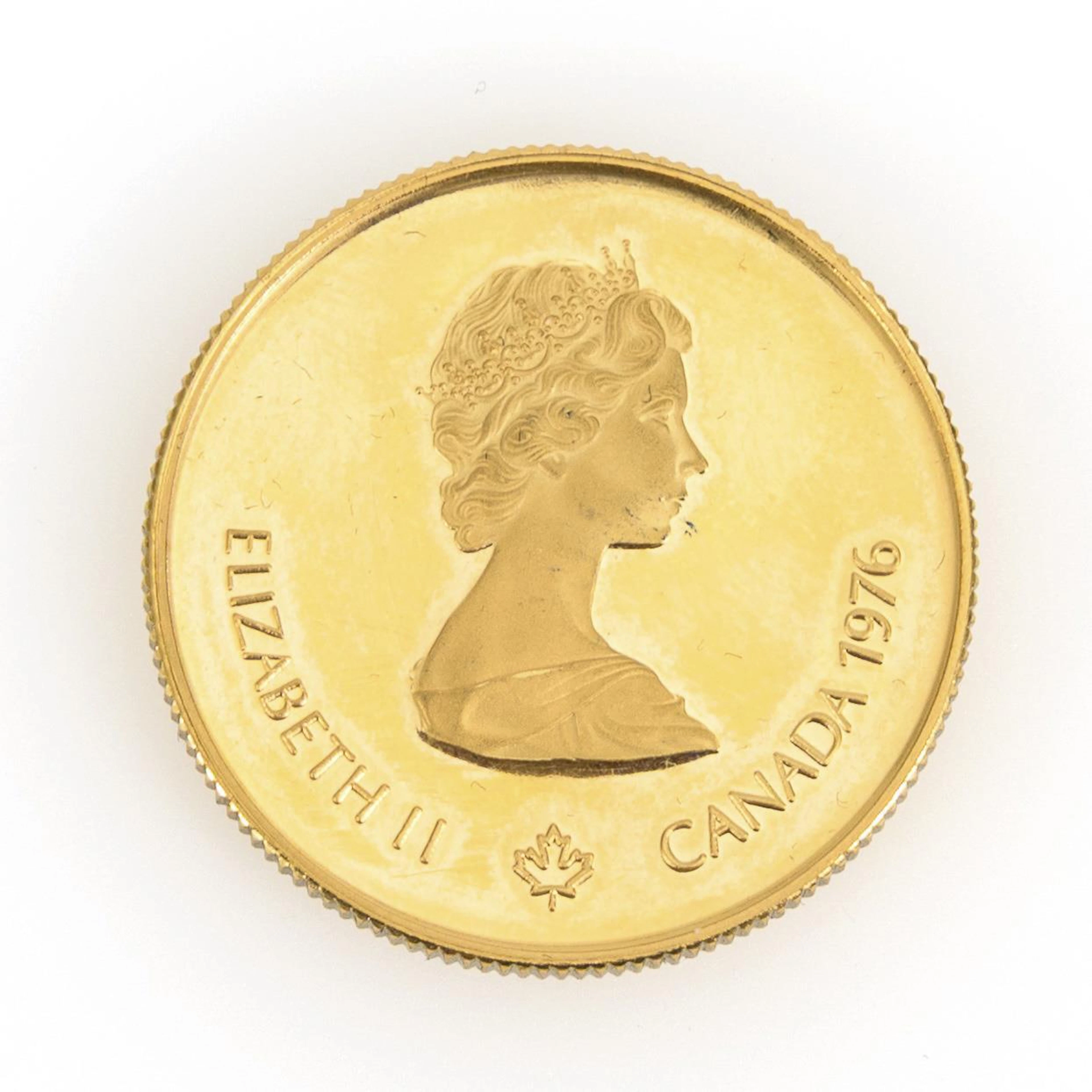 100 Dollars - 1976 Olympics - Canadian Gold Coin.