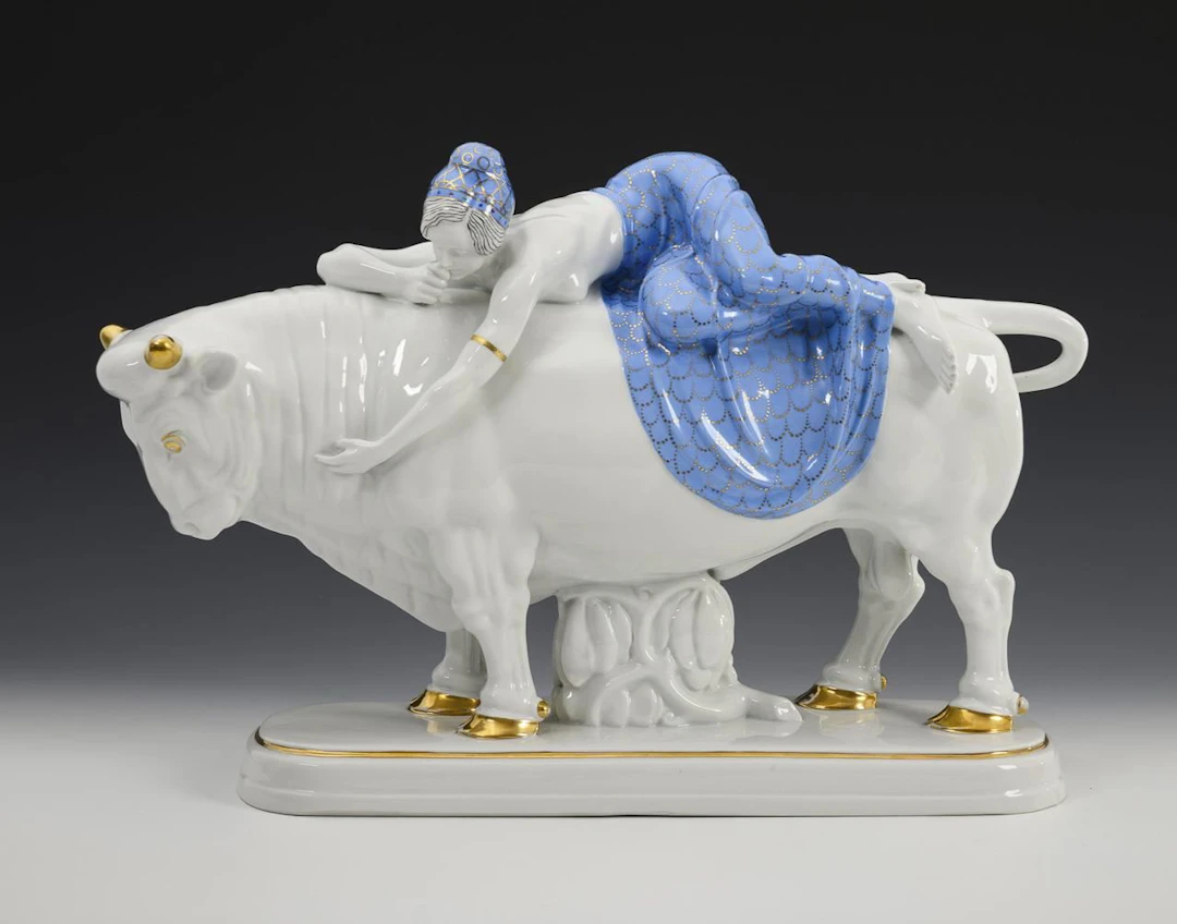 Europe on the Bull. Fraureuth.