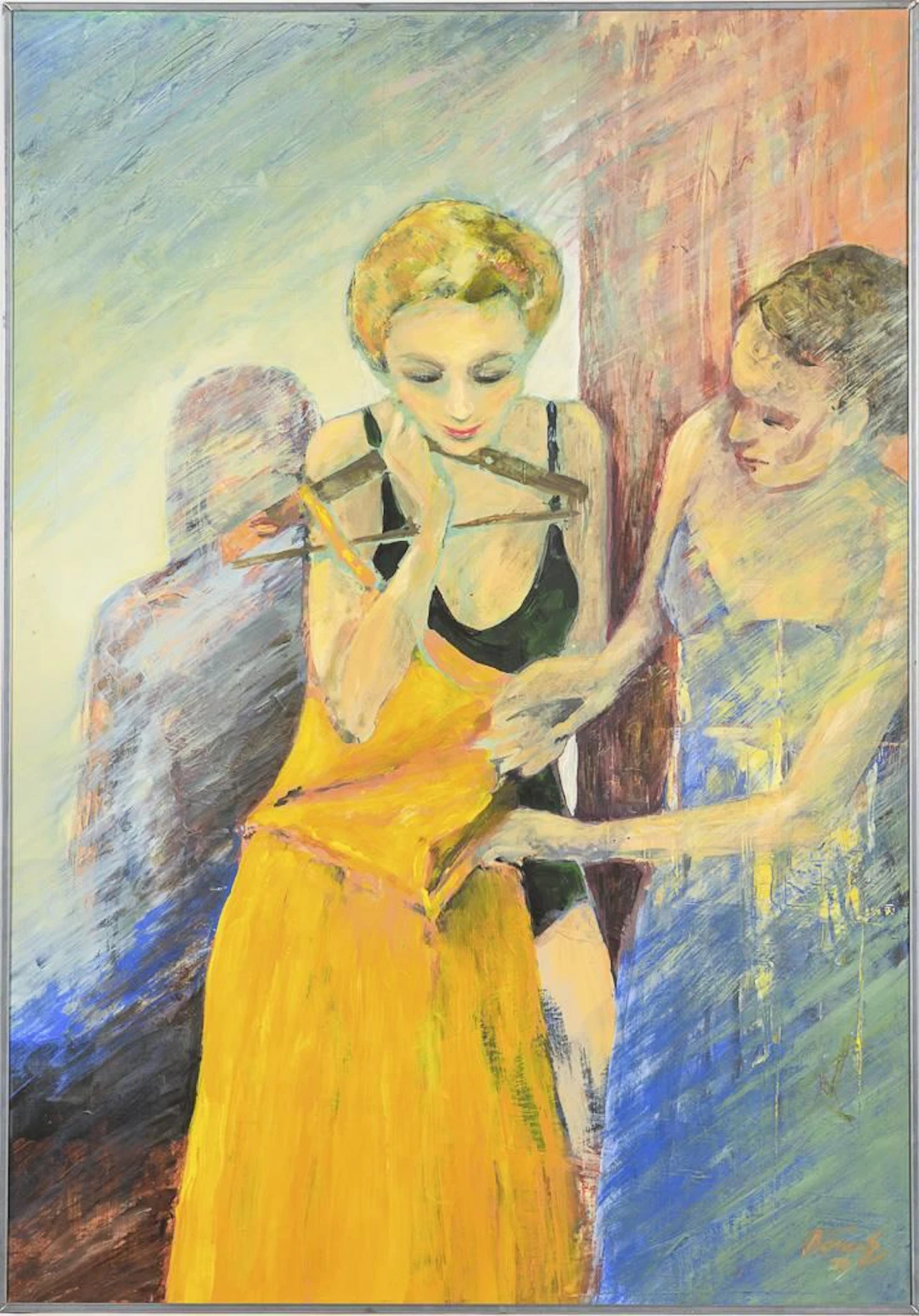 Indistinctly signed: Women Getting Dressed