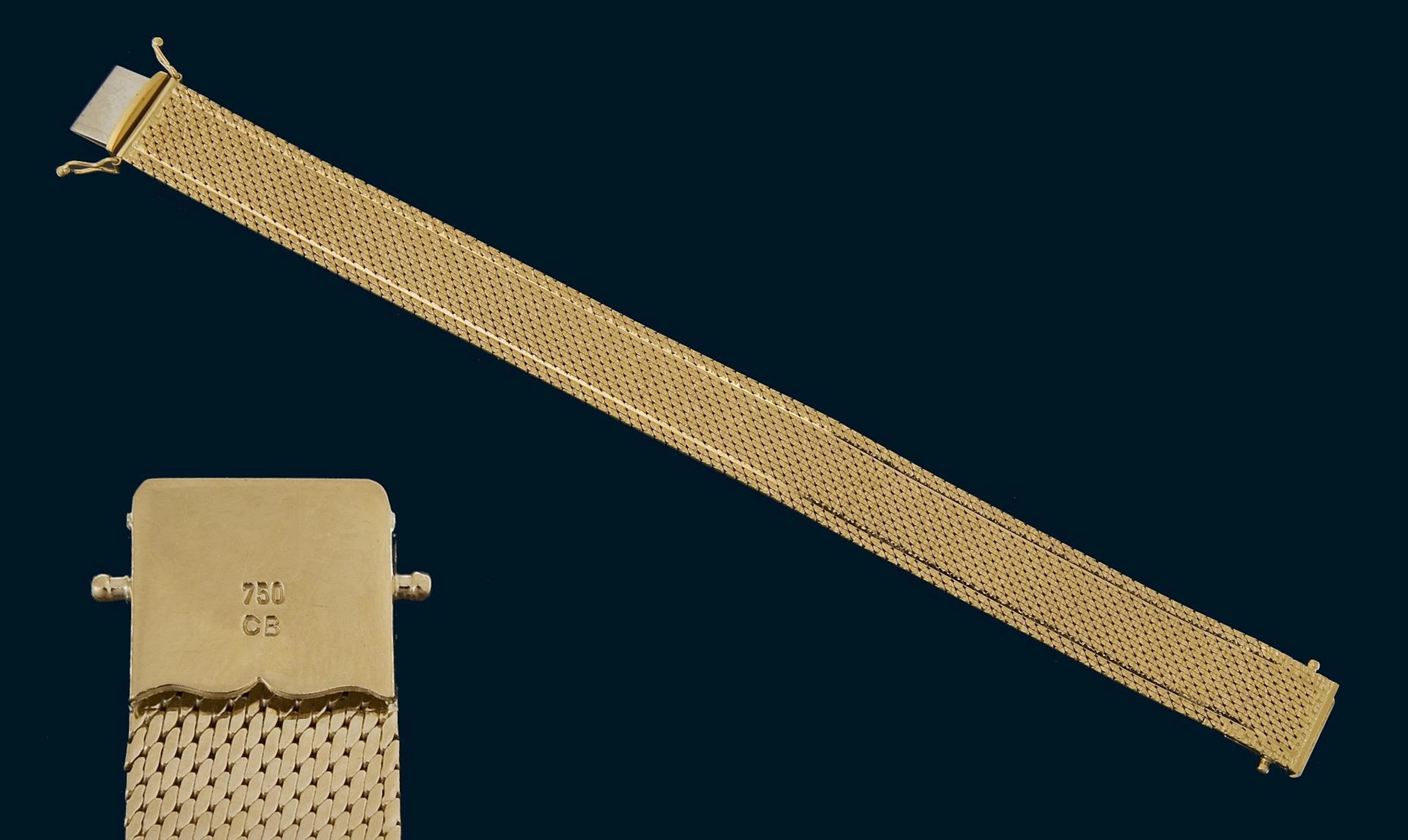 Gold bracelet. Carl Bucherer.