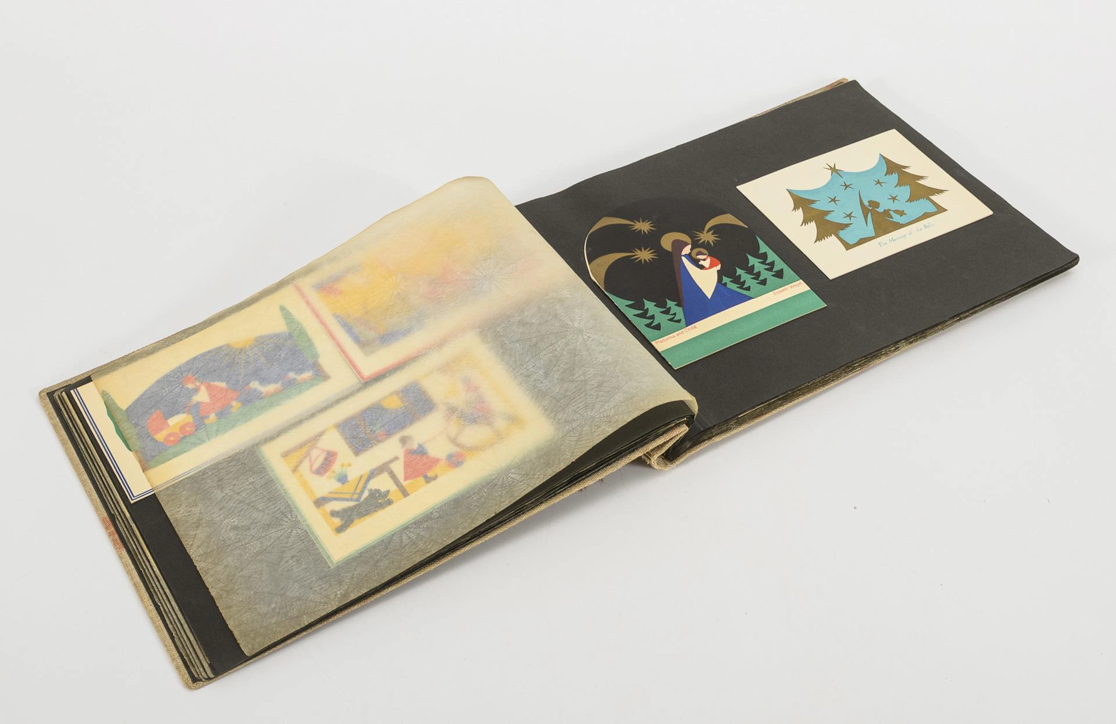 Christmas postcard album - artist cards
