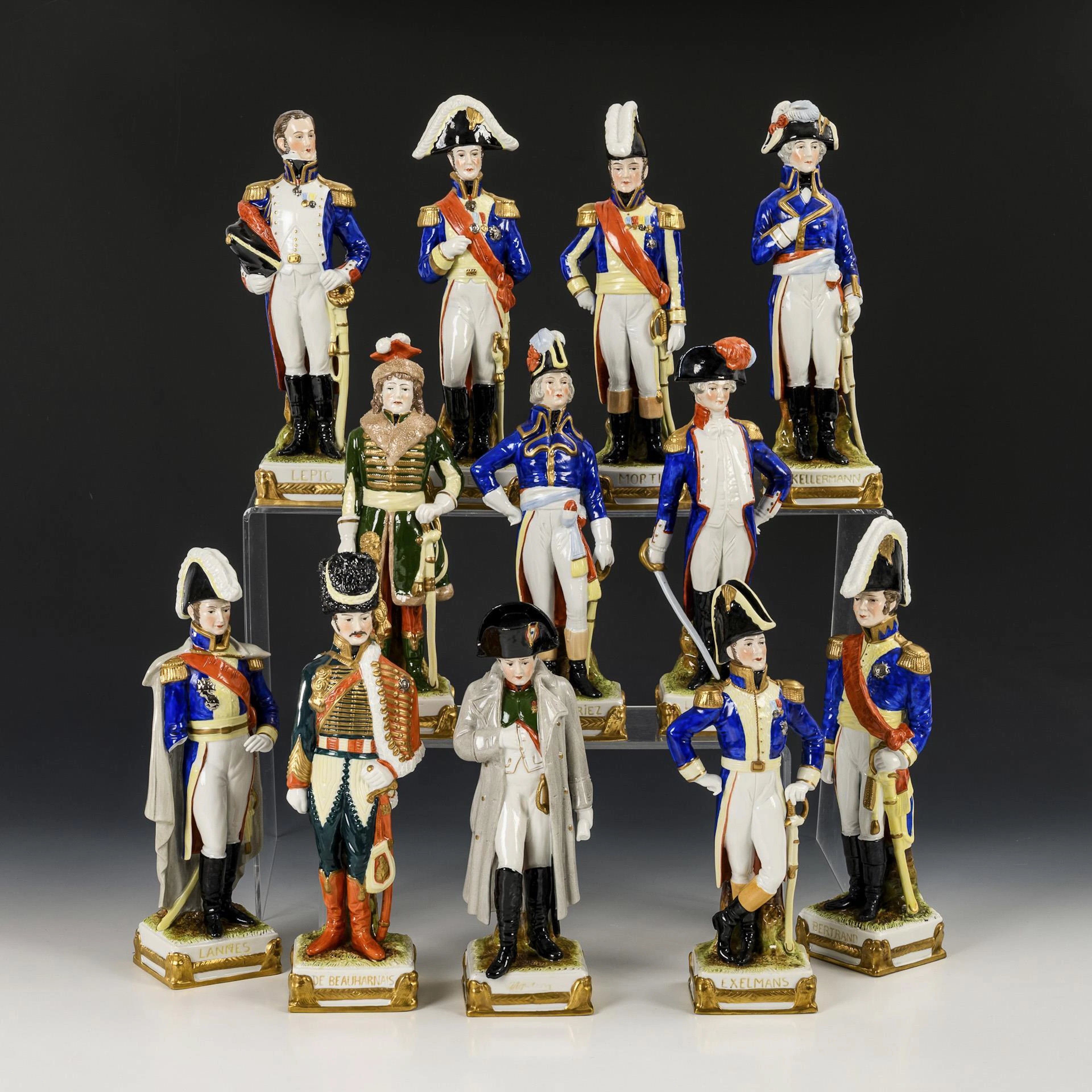 Napoleon and his generals. Scheibe-Alsbach.