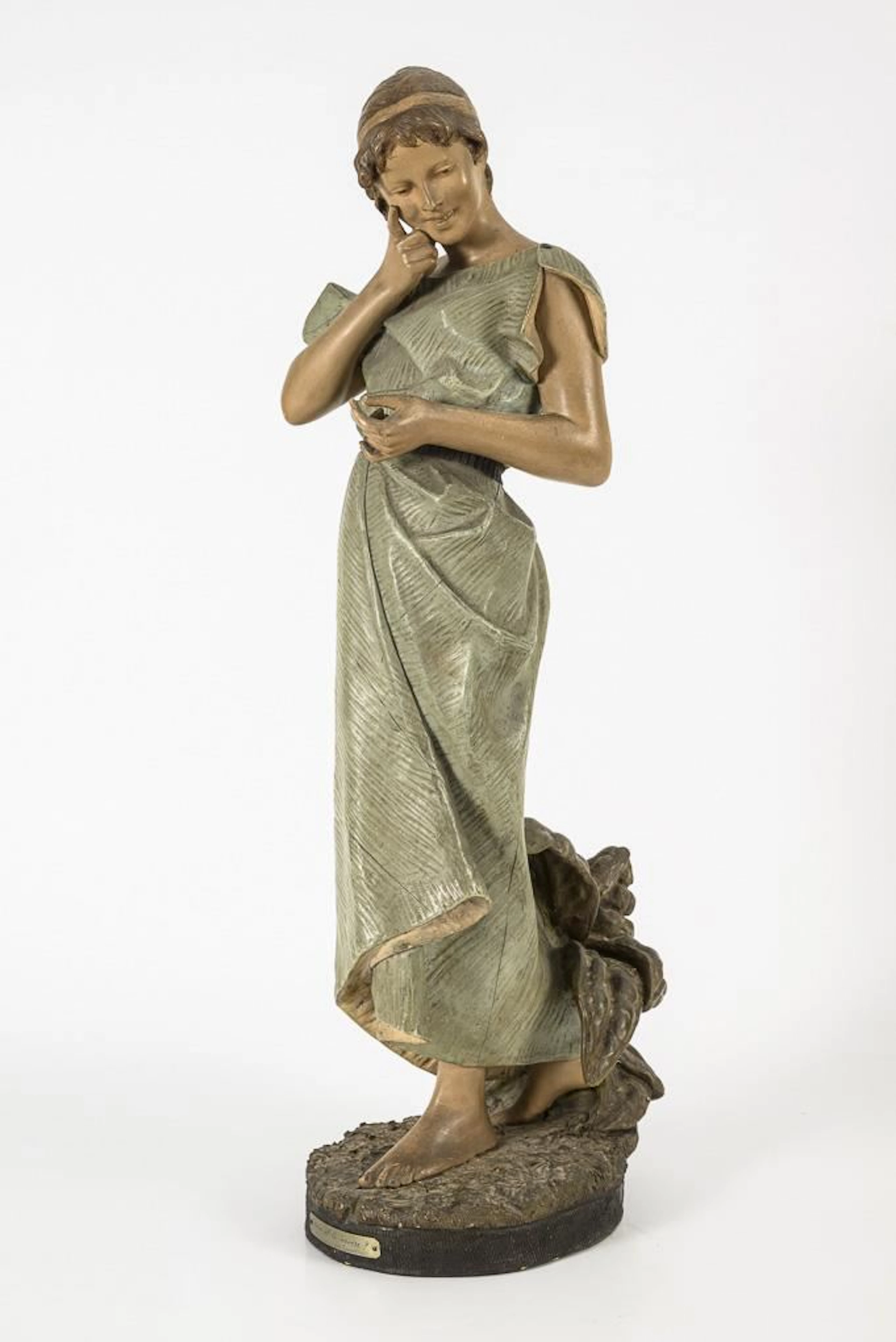 Figure "Is it true?". Vienna-based manufacturer Friedrich Goldscheider.