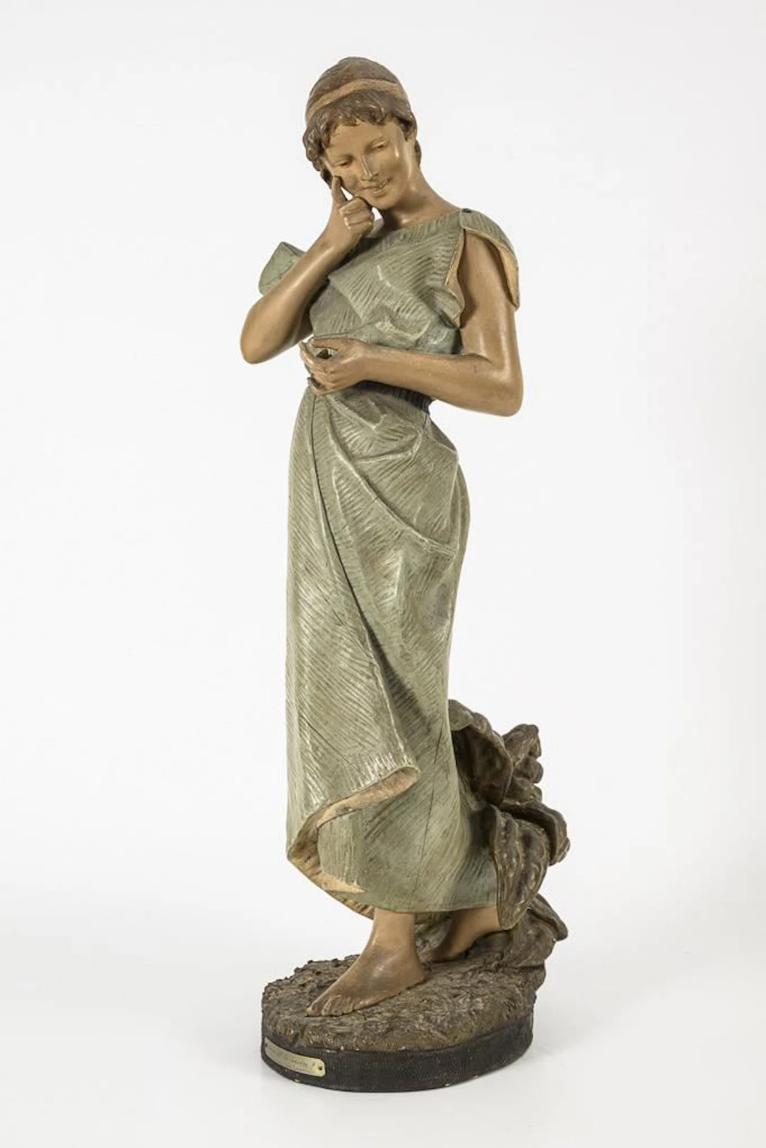 Figure "Is it true?". Vienna-based manufacturer Friedrich Goldscheider.