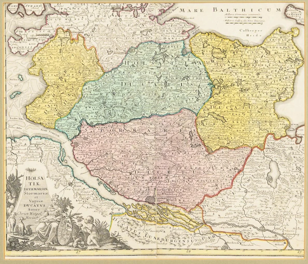 Map of Schleswig-Holstein