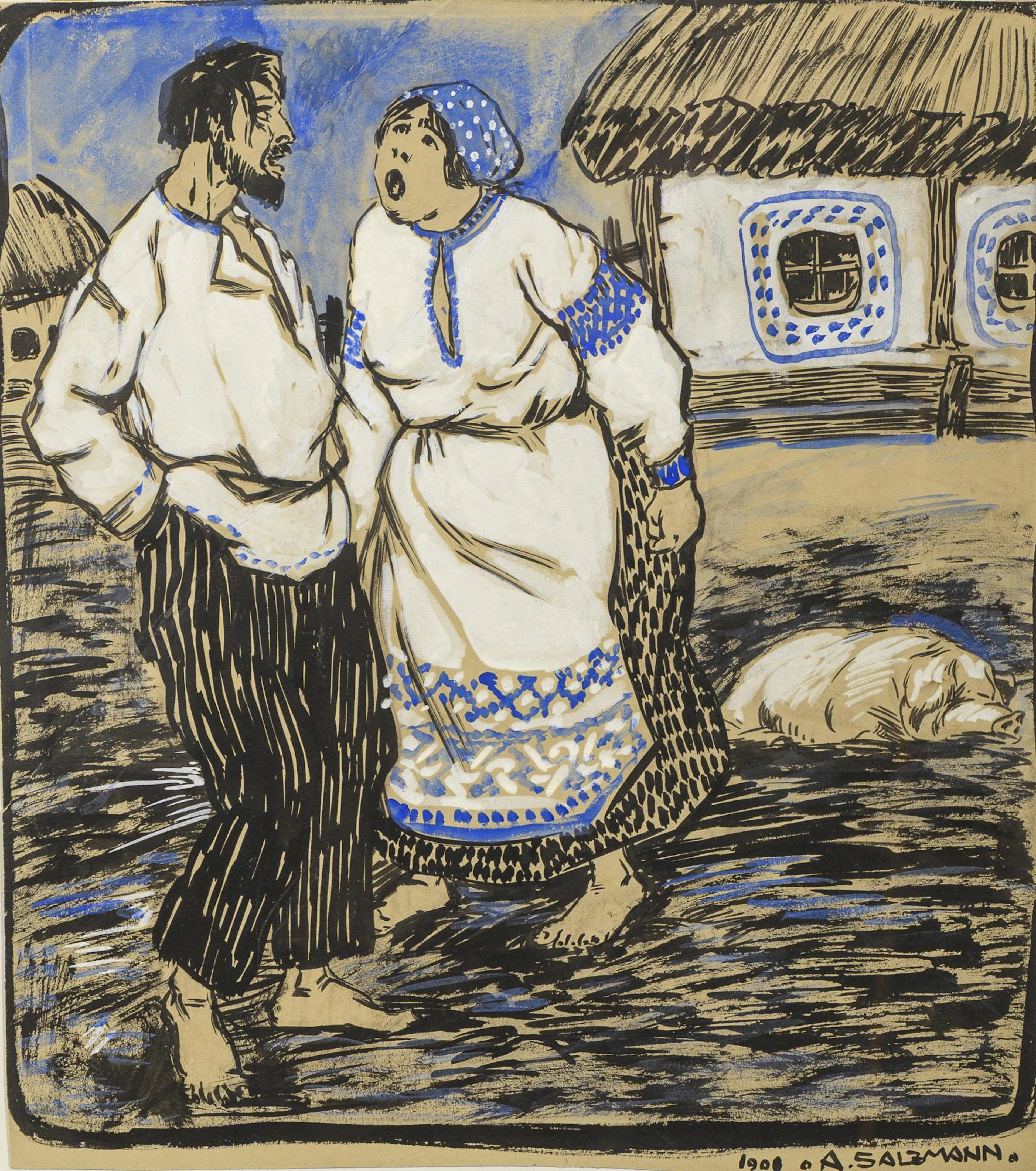 SALZMANN, Alexander von (1874 Tbilisi - 1934 Leysin/Switzerland)