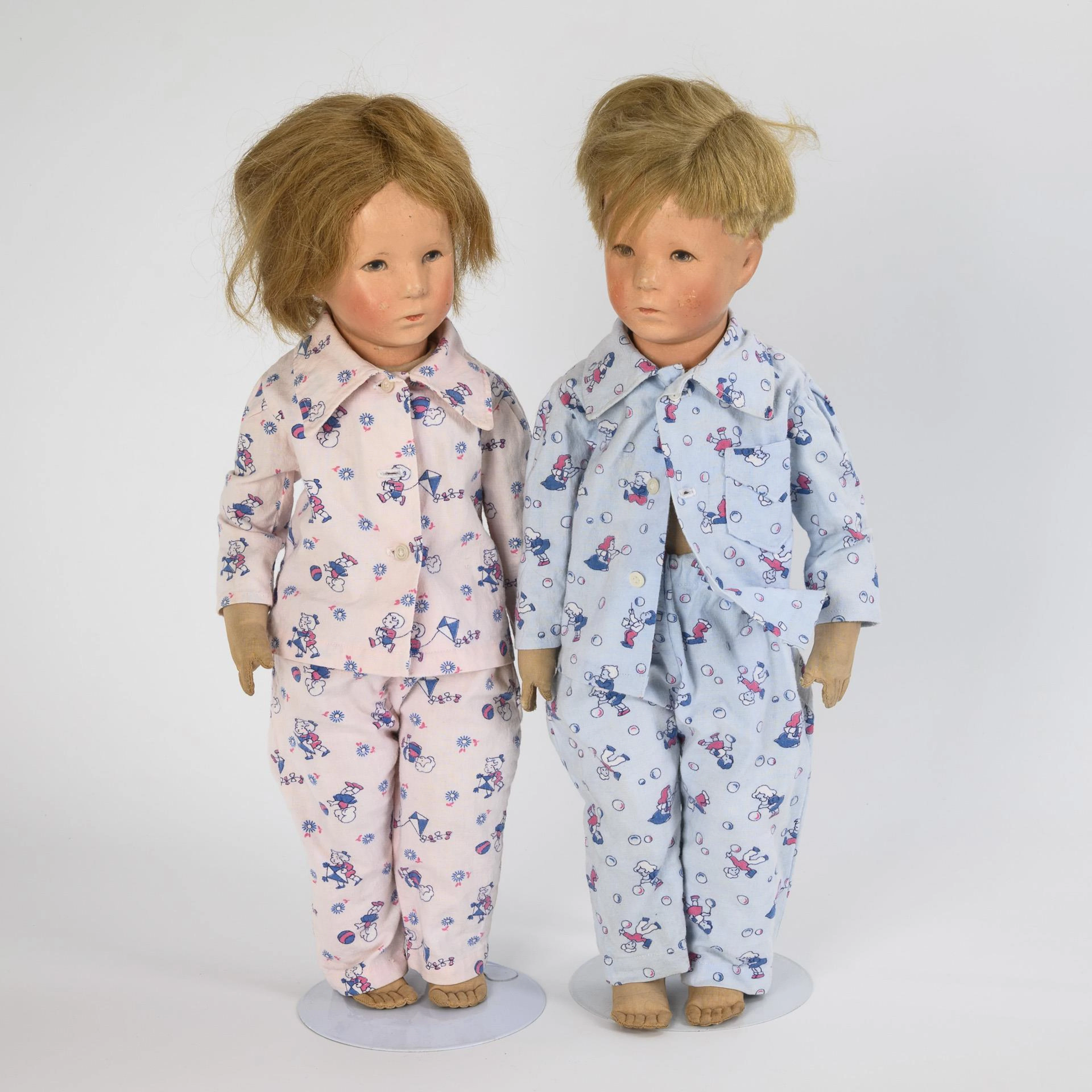 2 dolls "German child". Käthe Kruse.