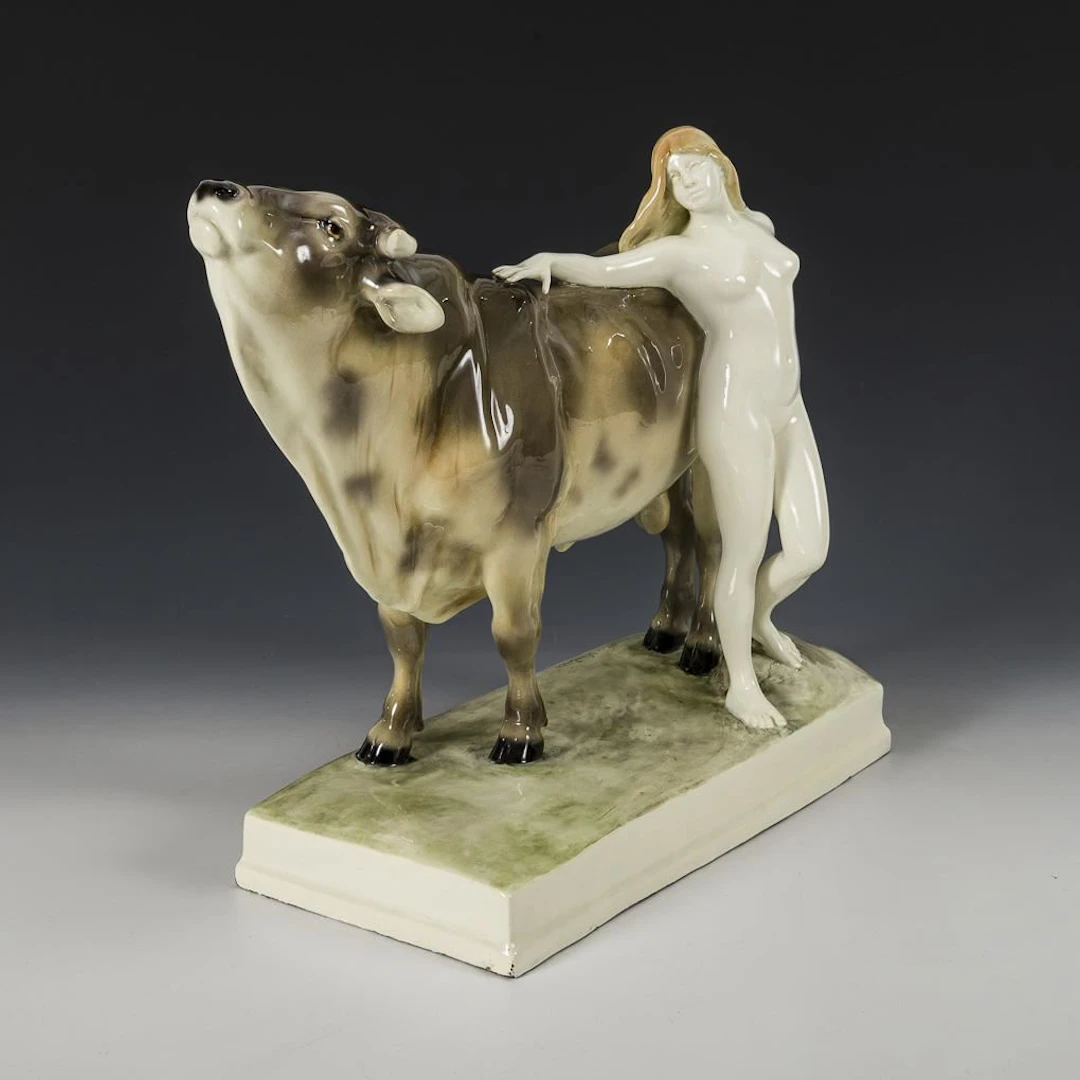 Mythological depiction: "Europa and the Bull". Vienna-based manufacturer