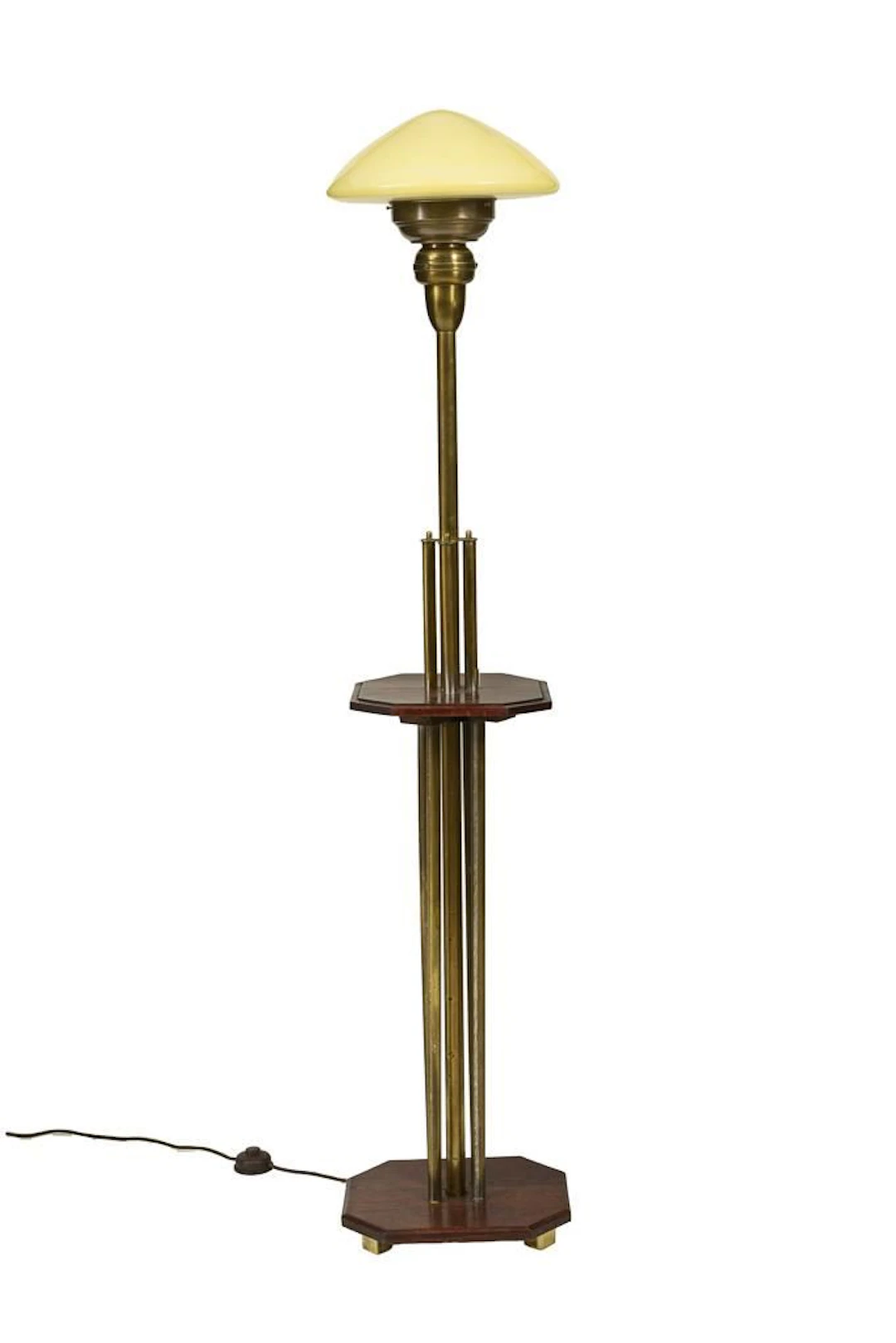 Art Deco-style floor lamp.