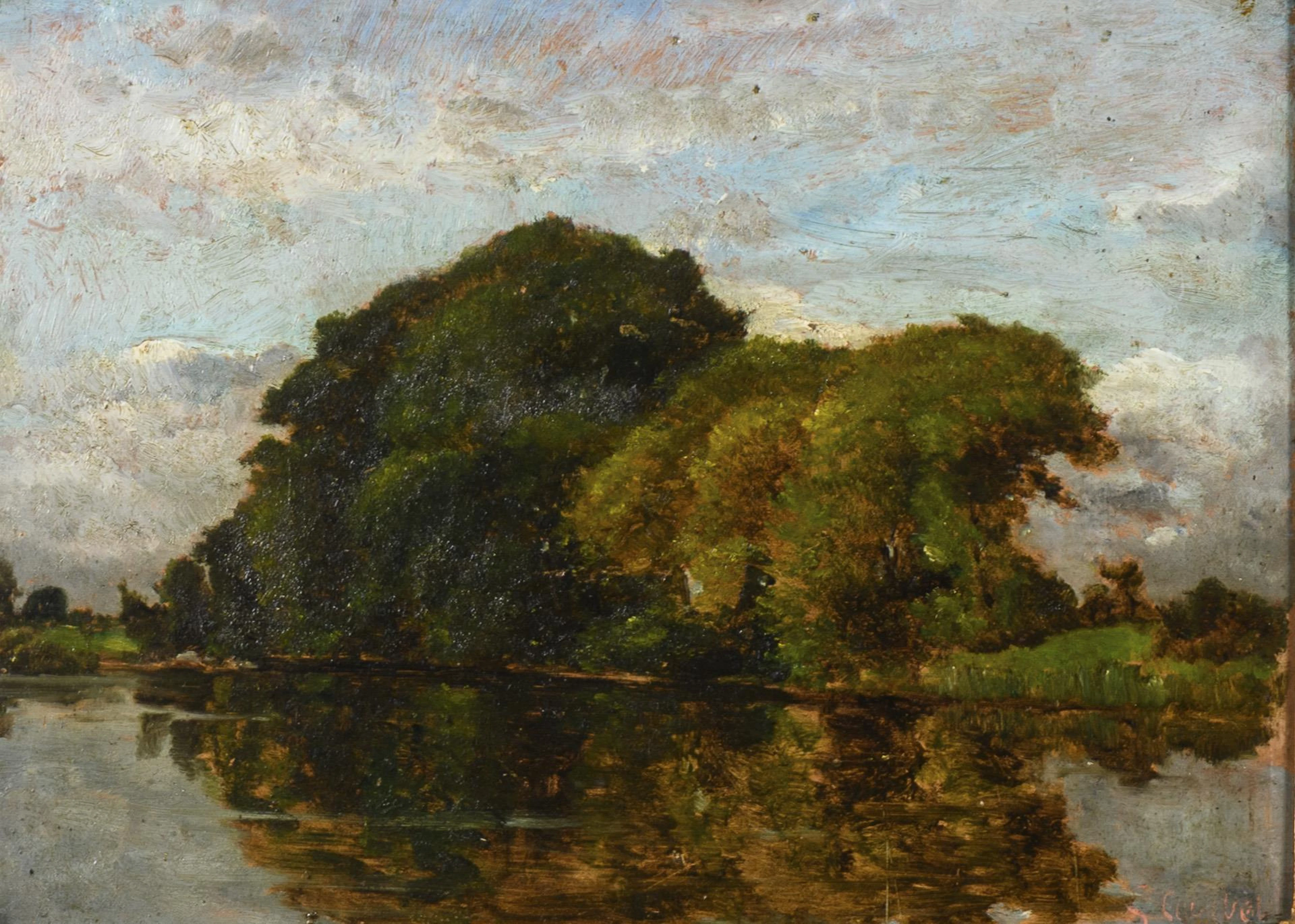 COURBET, G. COURBET, G. Landscape study