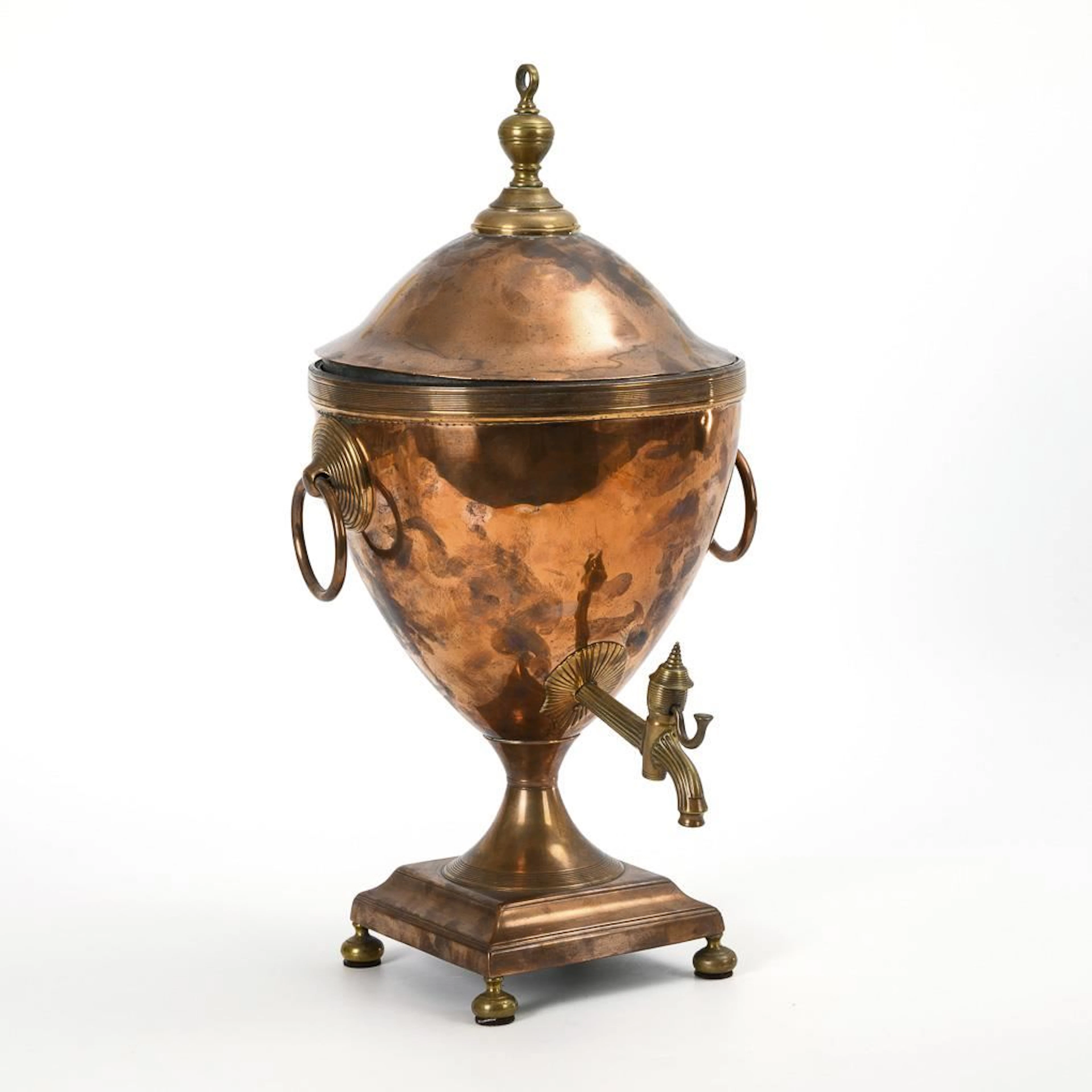 Copper samovar.