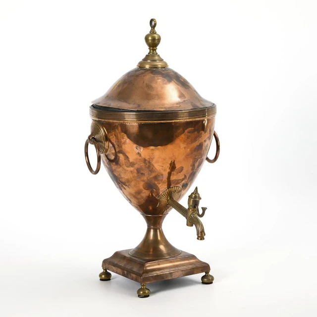 Copper samovar.
