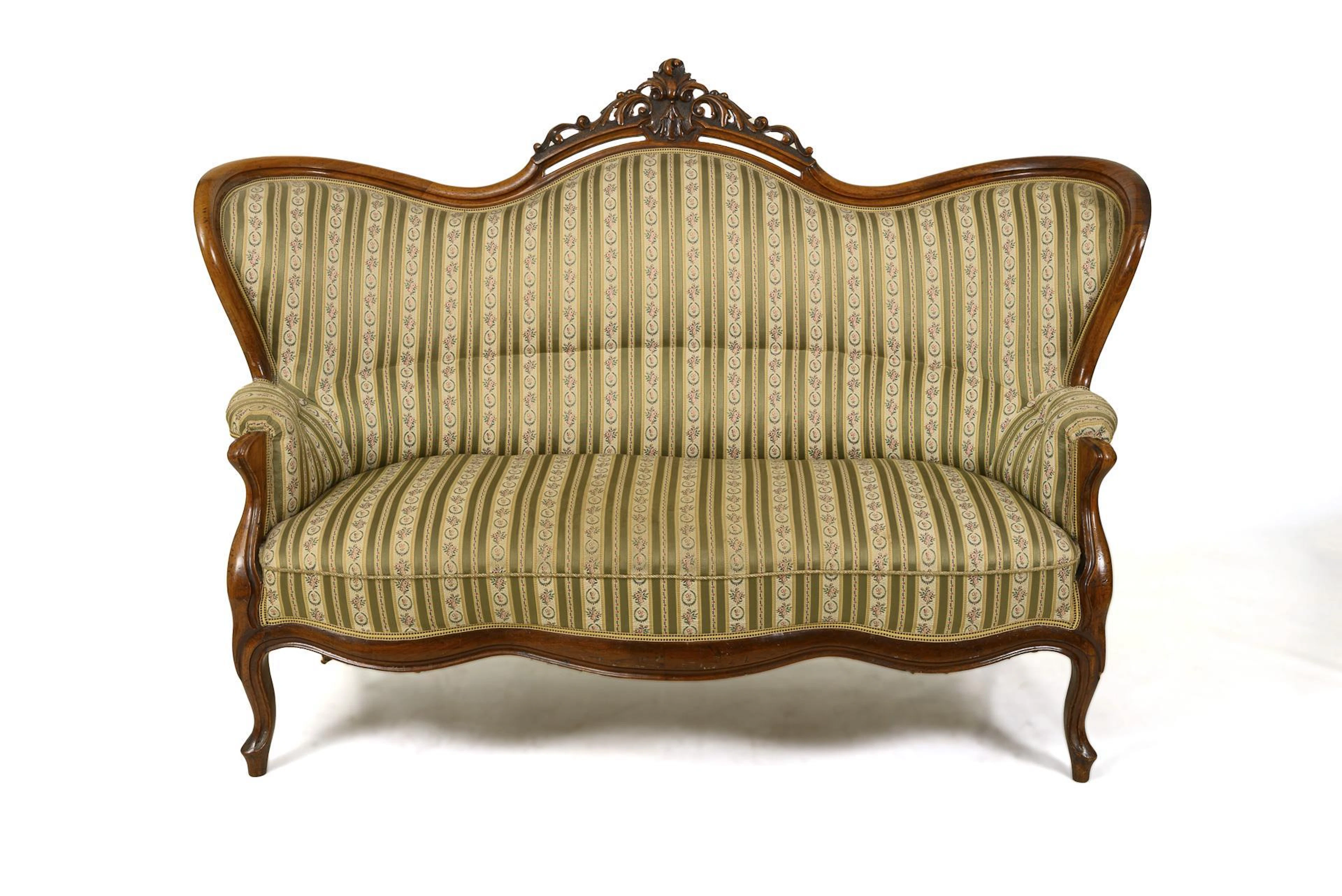 Louis Philippe upholstered sofa.