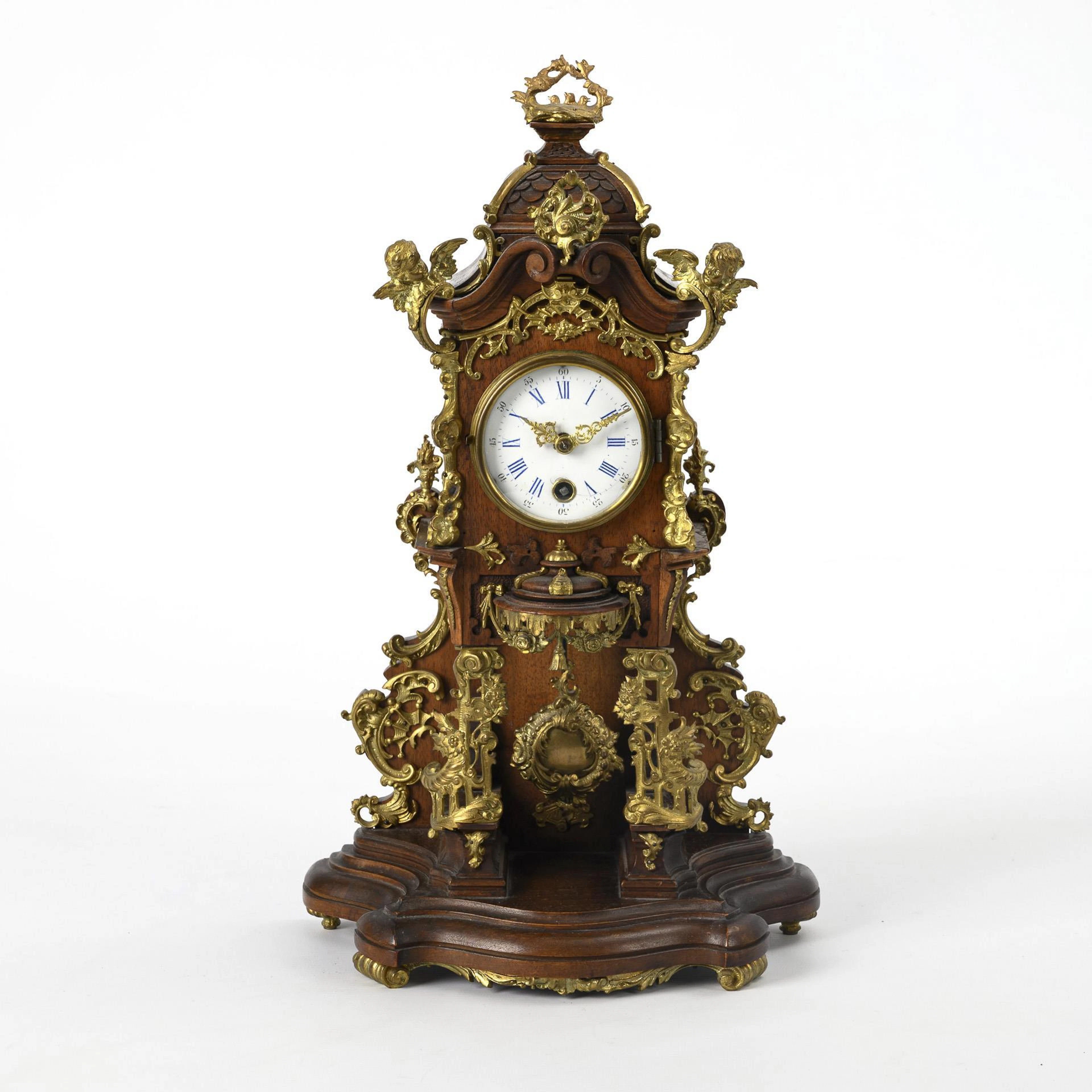 Rare "stork clock". Lenzkirch AG.