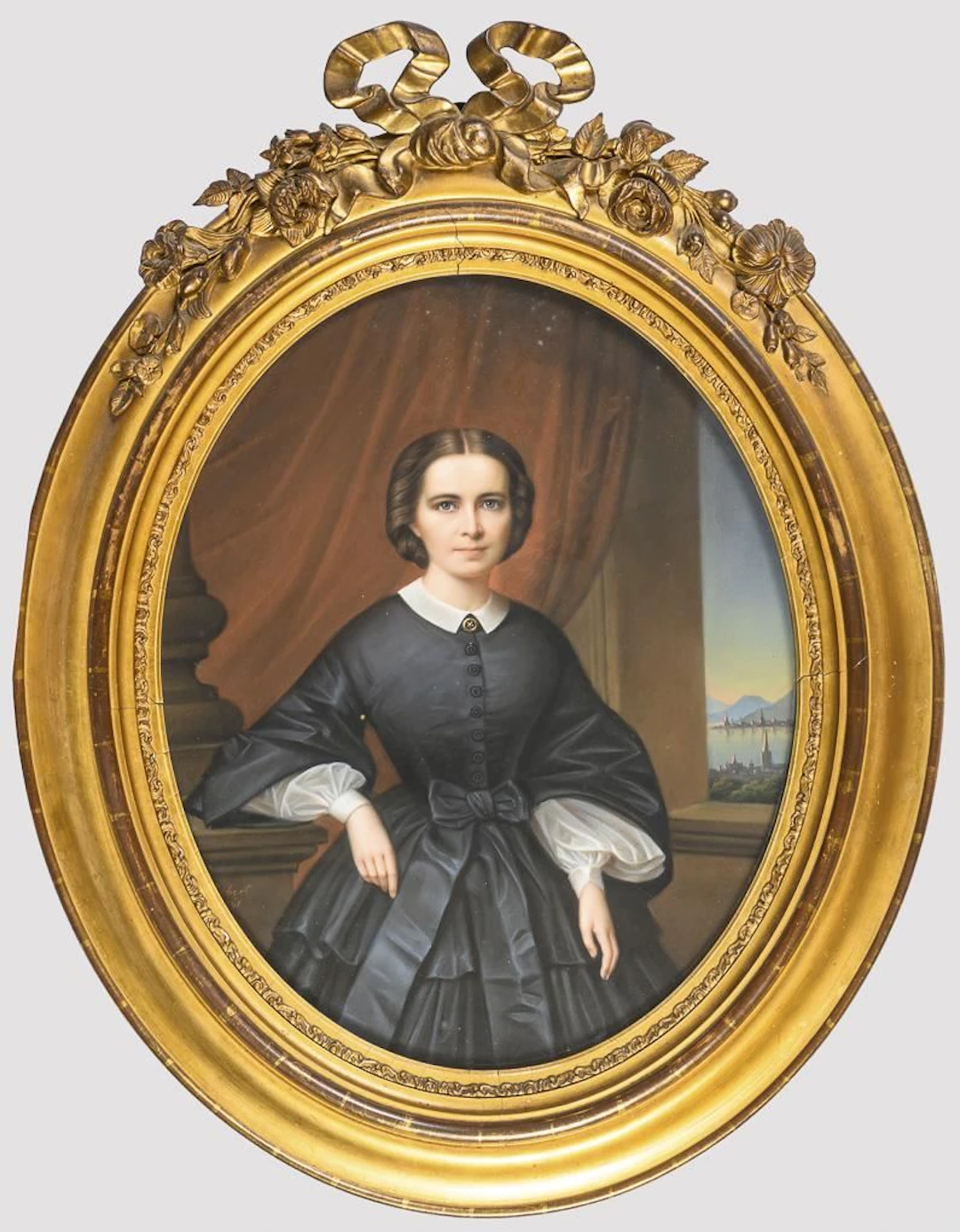 SIEBERT, SIEBERT, SIEBERT, Oval Portrait of Mathilde Marsili