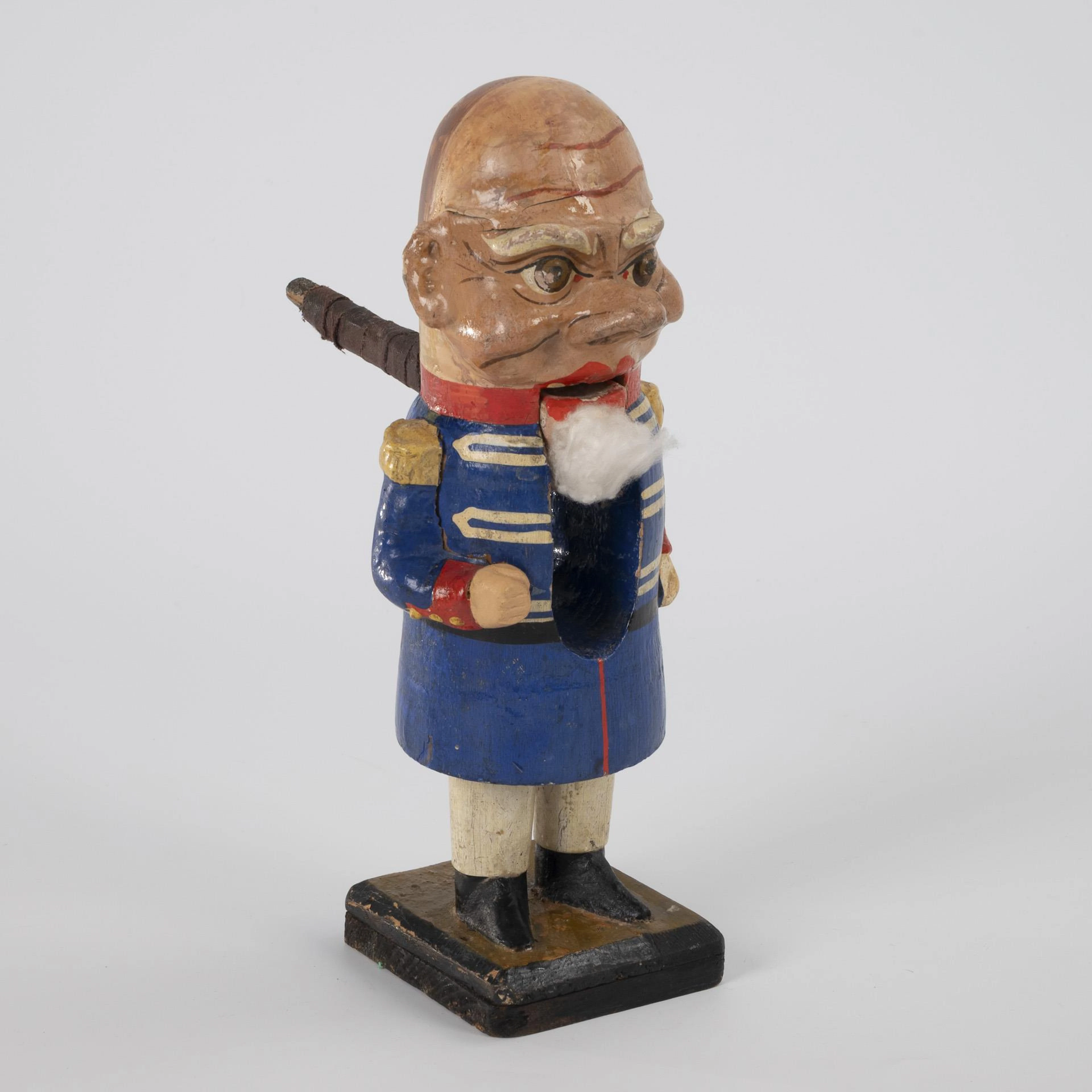 Rare nutcracker as a soldier.