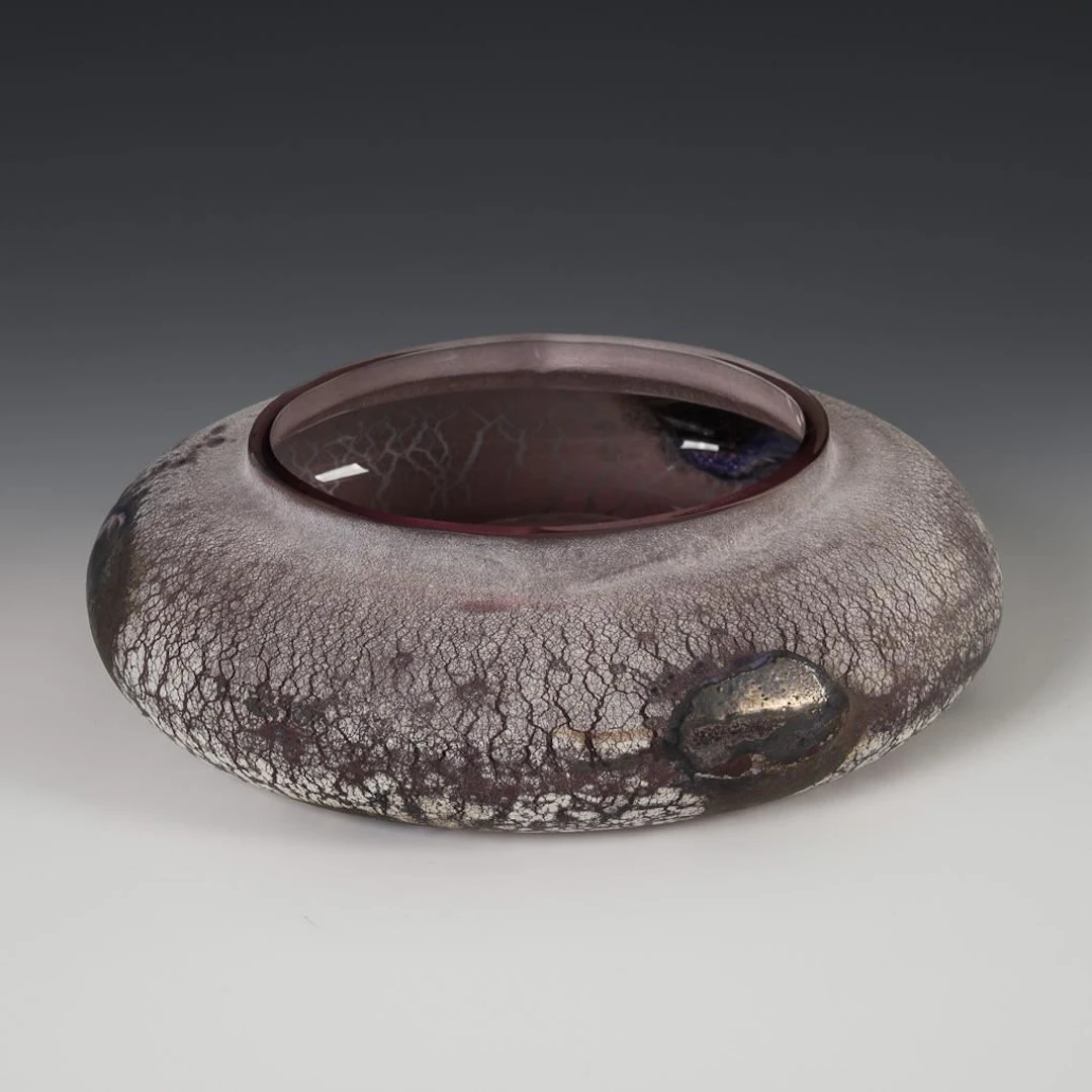 Bowl vetro a scavo. vetro a scavo