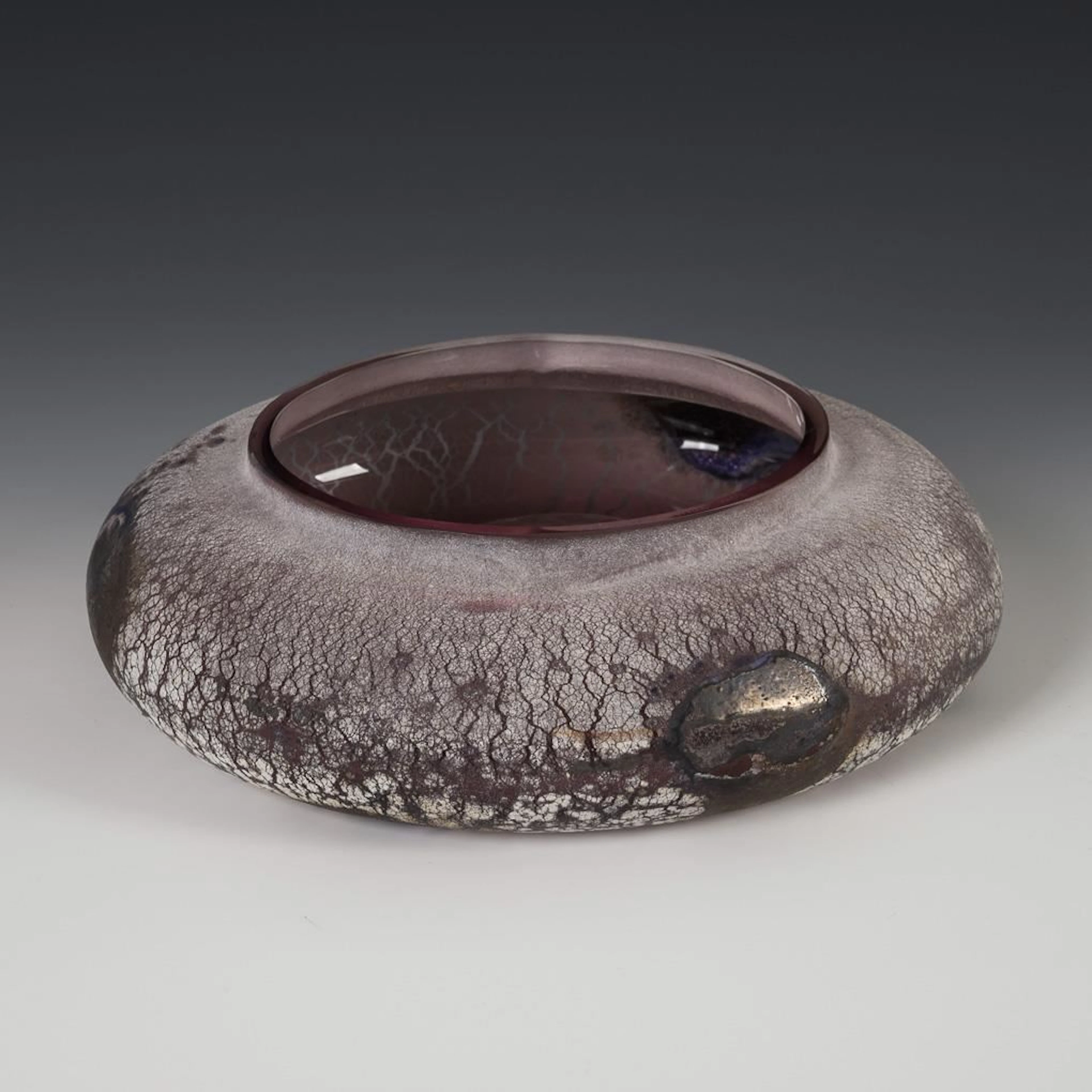 Bowl vetro a scavo. vetro a scavo