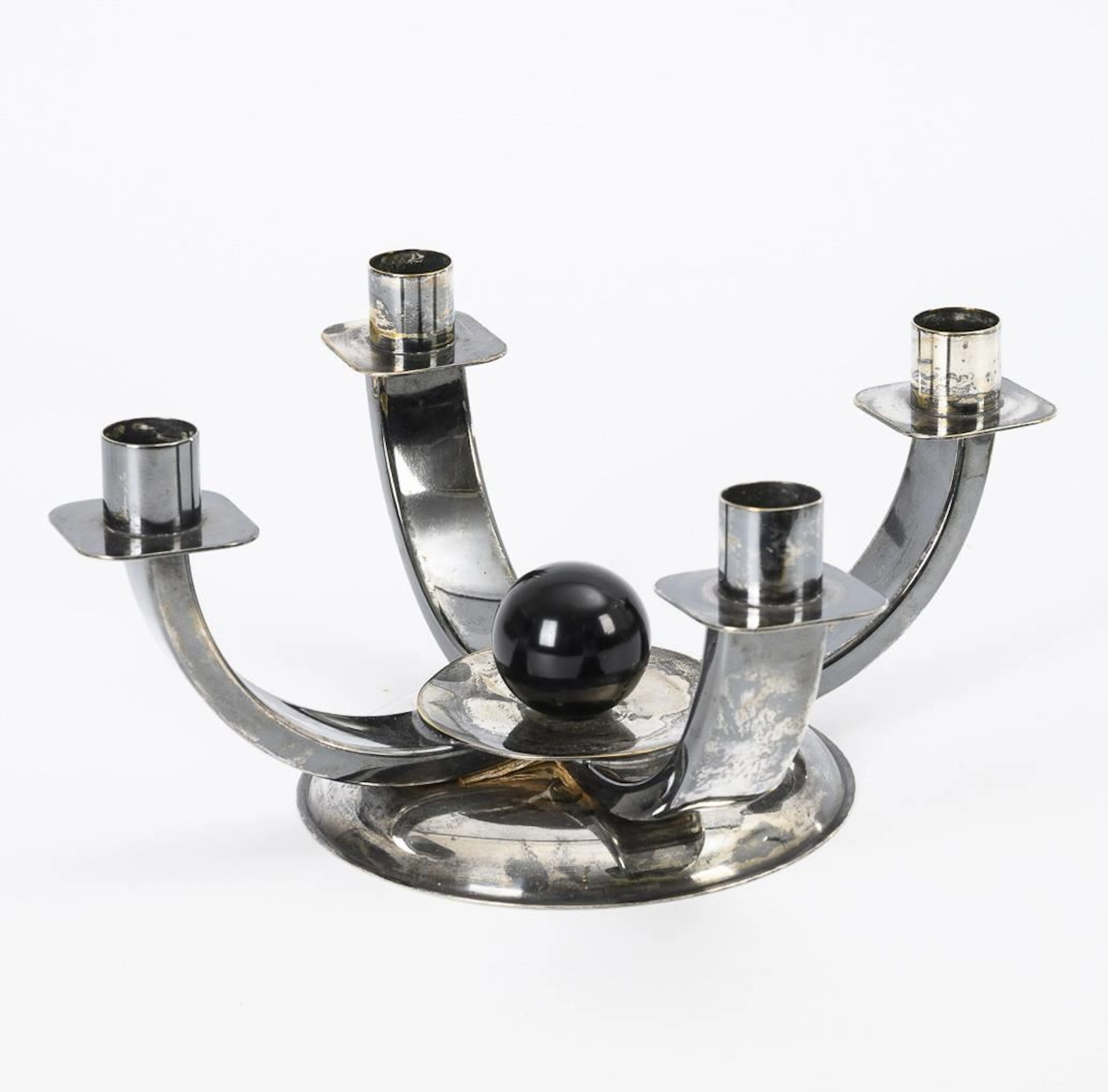 Art Deco candlestick. Württembergische Metallwarenfabrik.