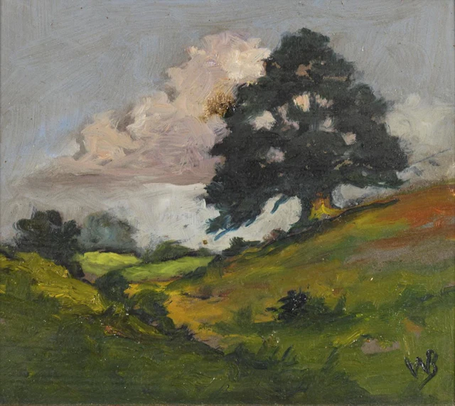 Monogramist "WB": Summer Landscape