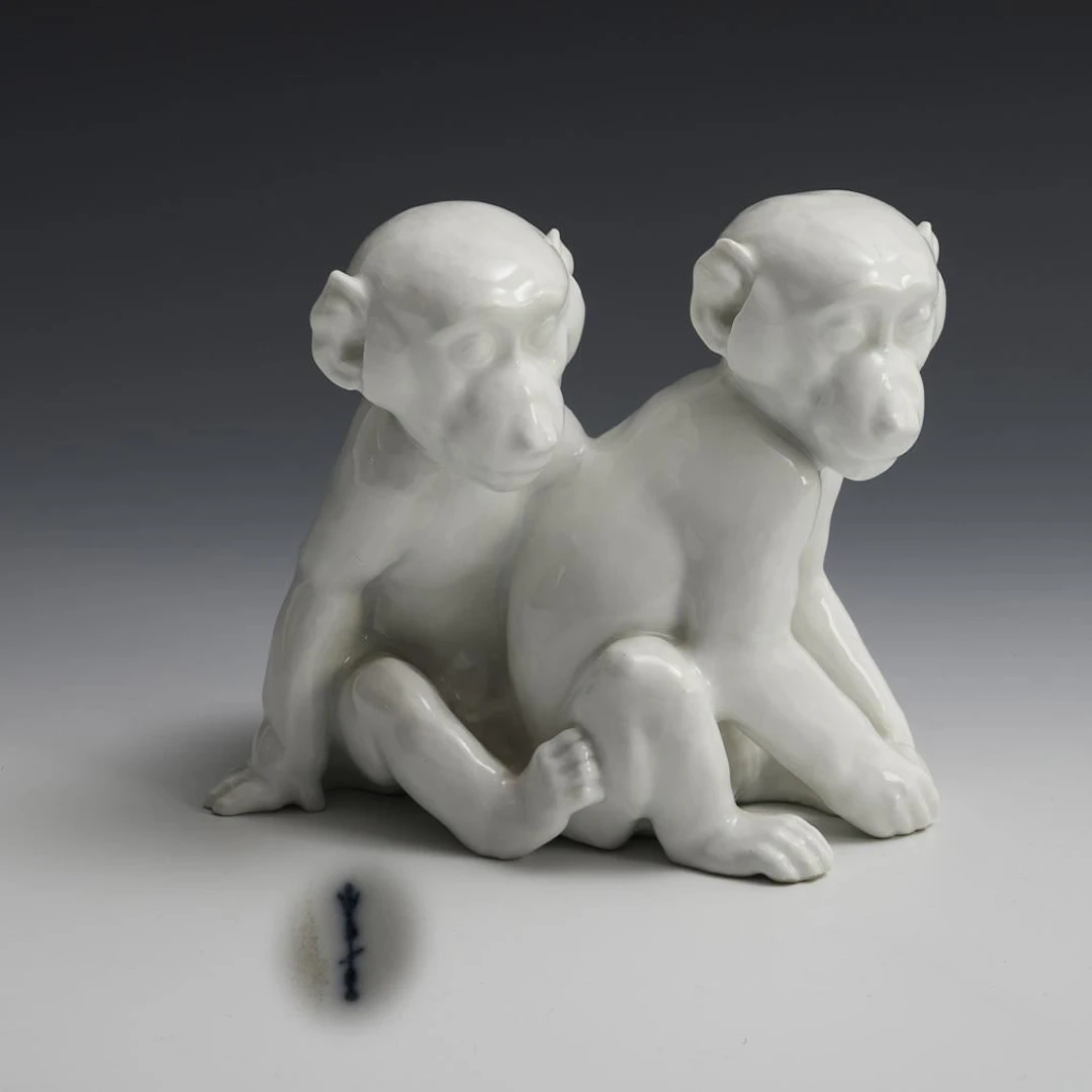 Pair of Monkeys. KPM Berlin.