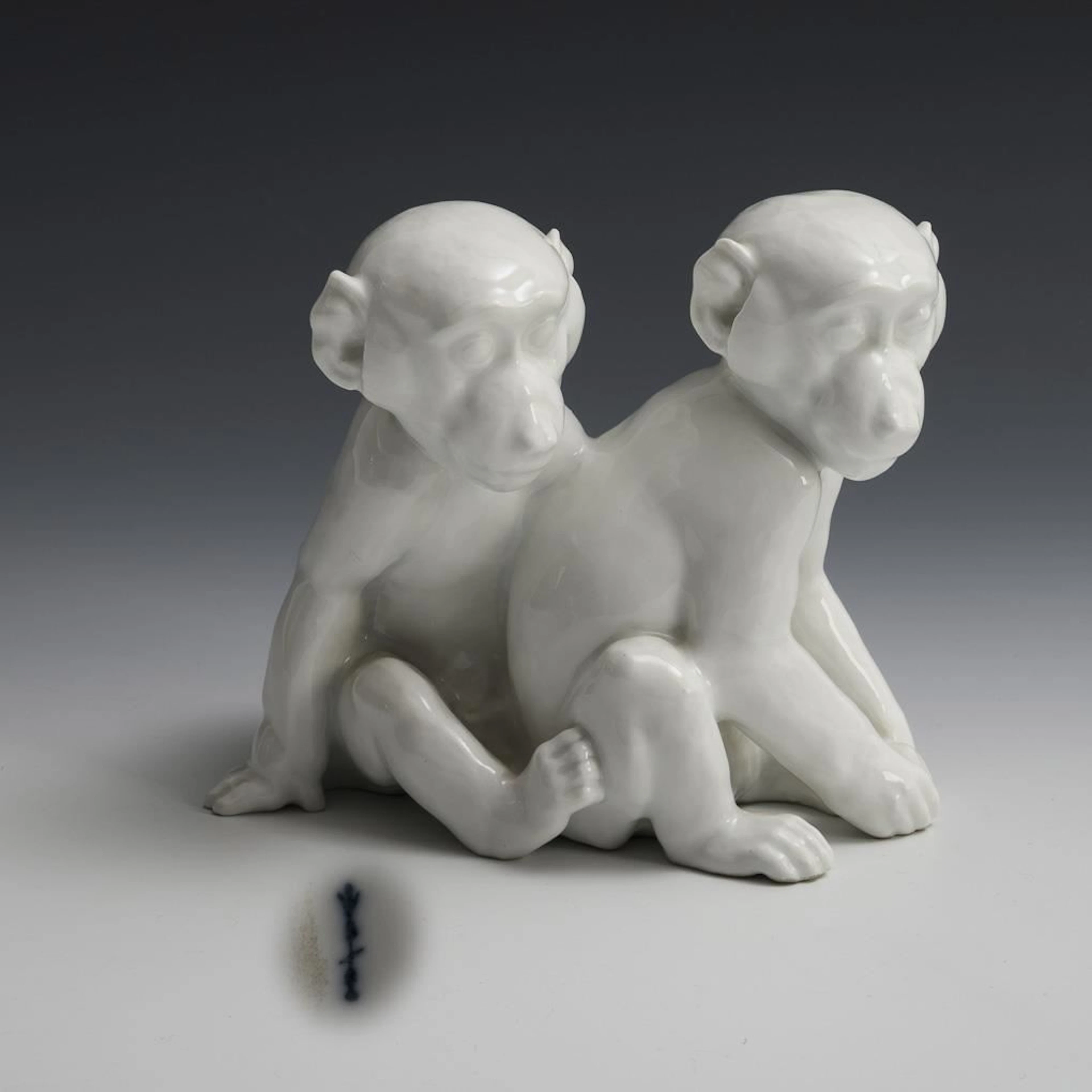 Pair of Monkeys. KPM Berlin.