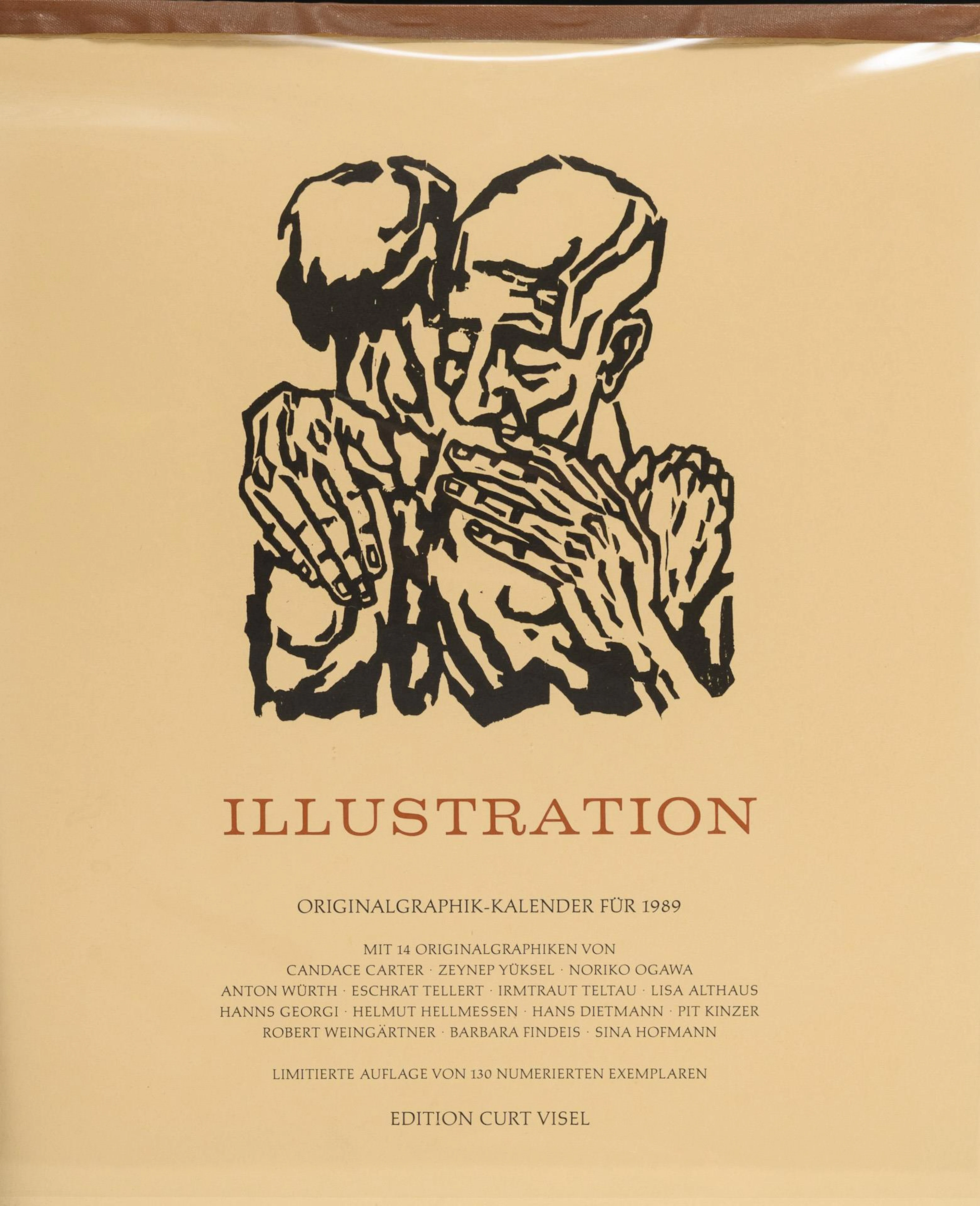 "Illustrations" graphic calendar 1989