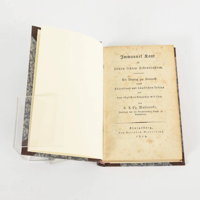 WASIANSKI, E. A. Ch, WASIANSKI, E. A. Ch, WASIANSKI, E. A. Ch, "Immanuel