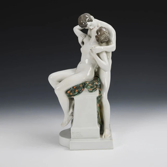Art Nouveau sculpture: "Spring of Love". Rosenthal.