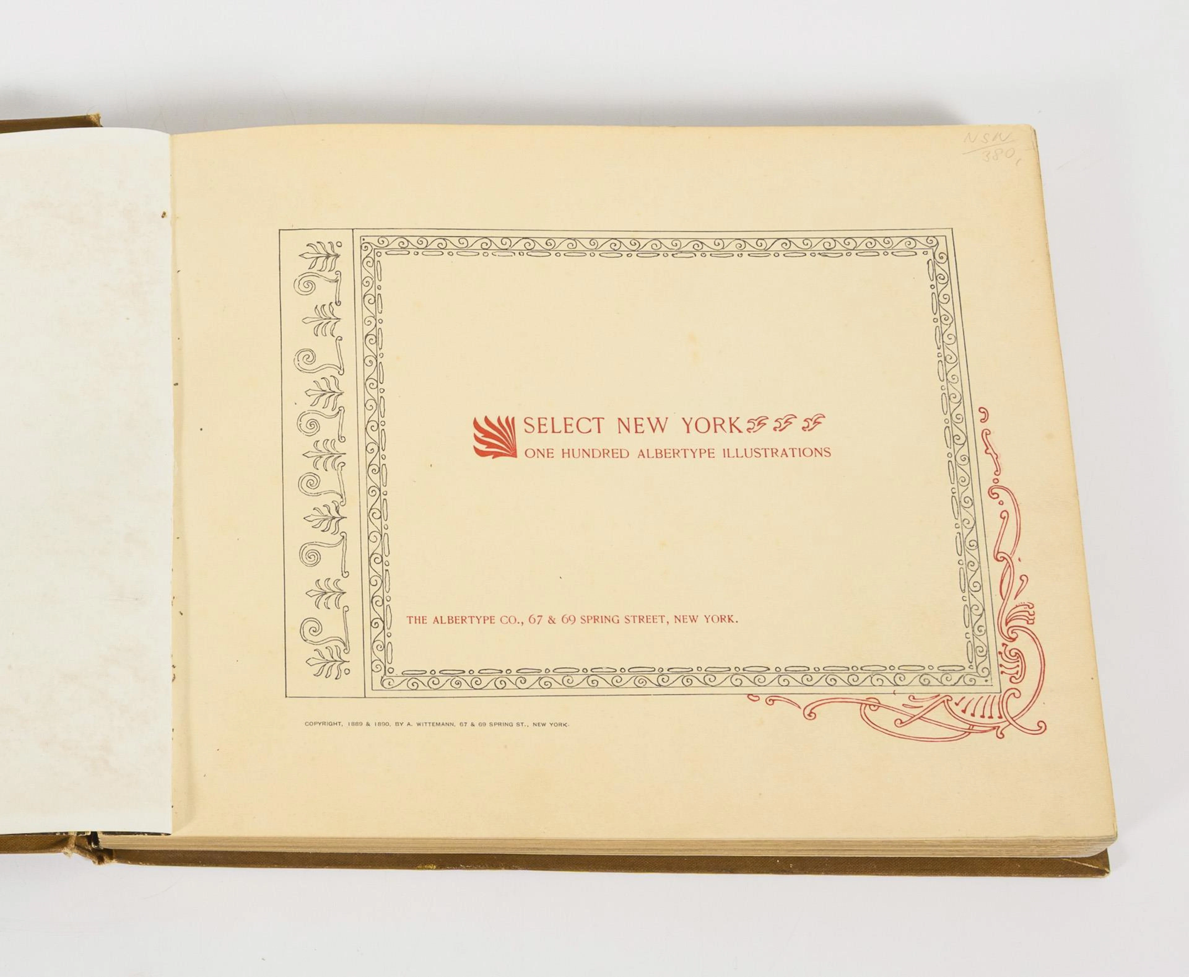 "Select New York - One Hundred Albertype Illustrations"
