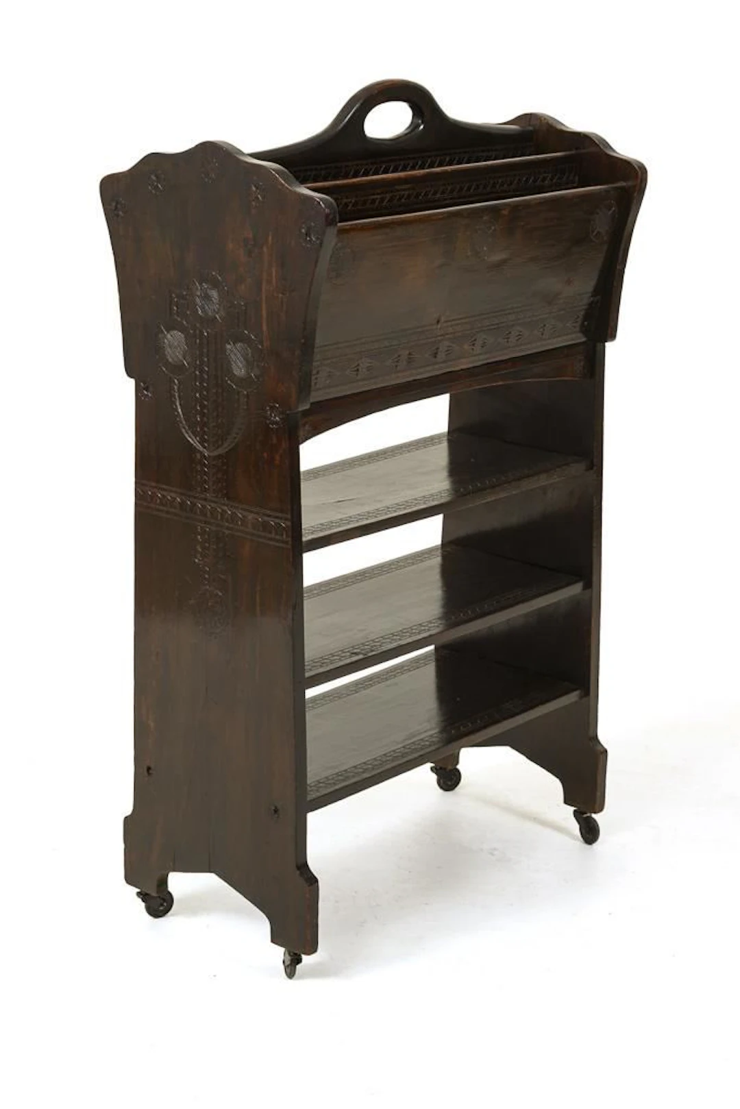 Art Nouveau newspaper stand.
