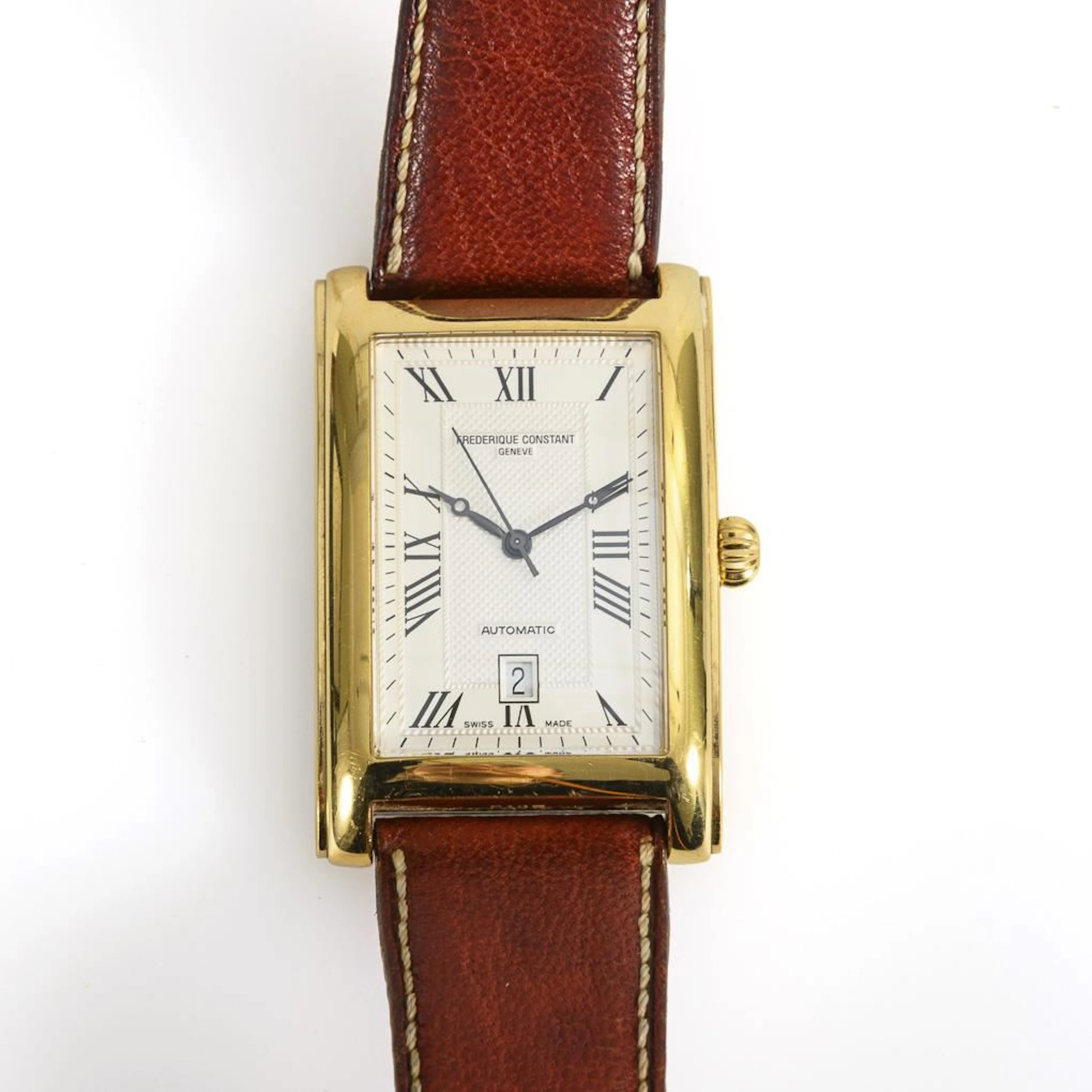 "Classics Carré" Wristwatch. Frederique Constant.