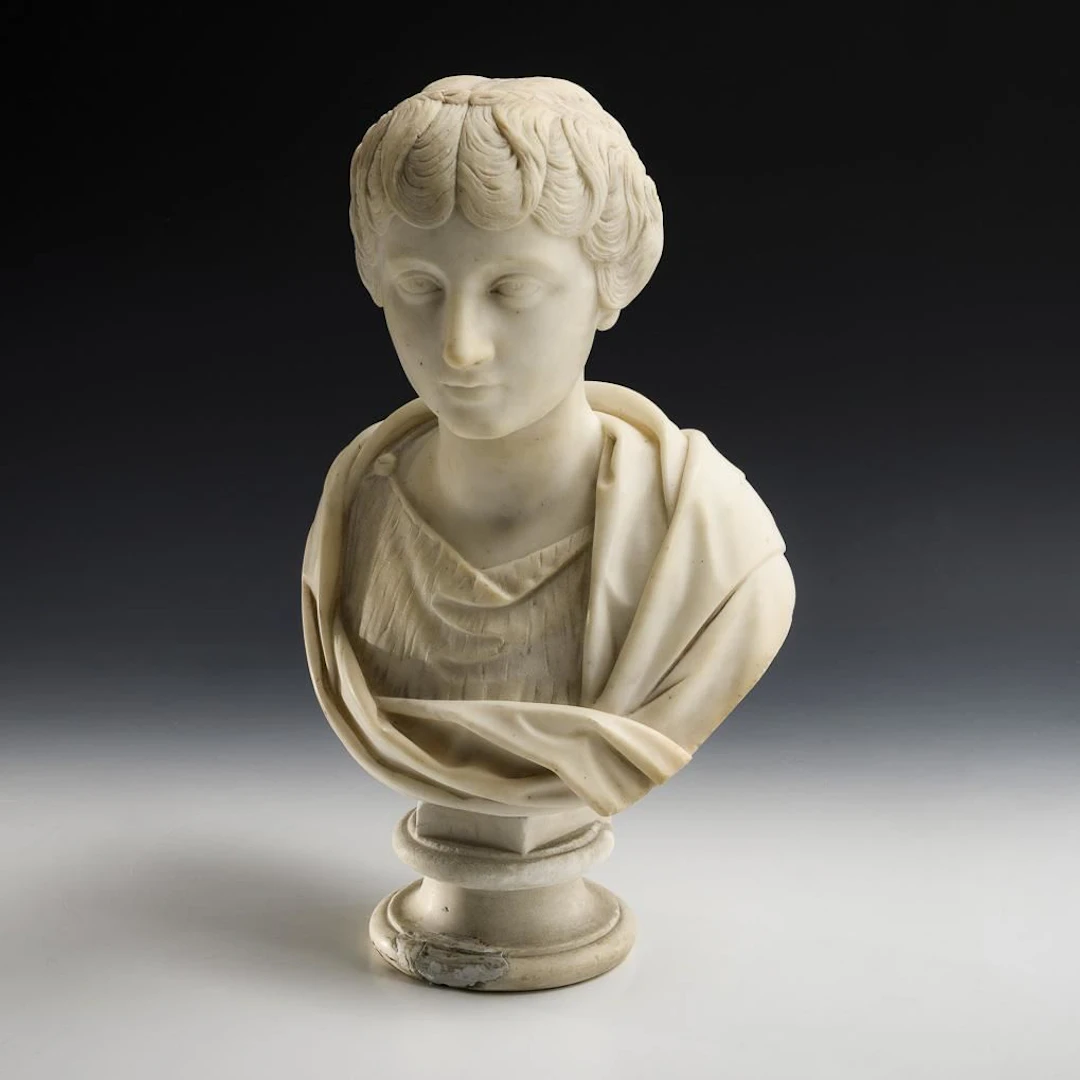 Portrait bust of Faustina the Younger