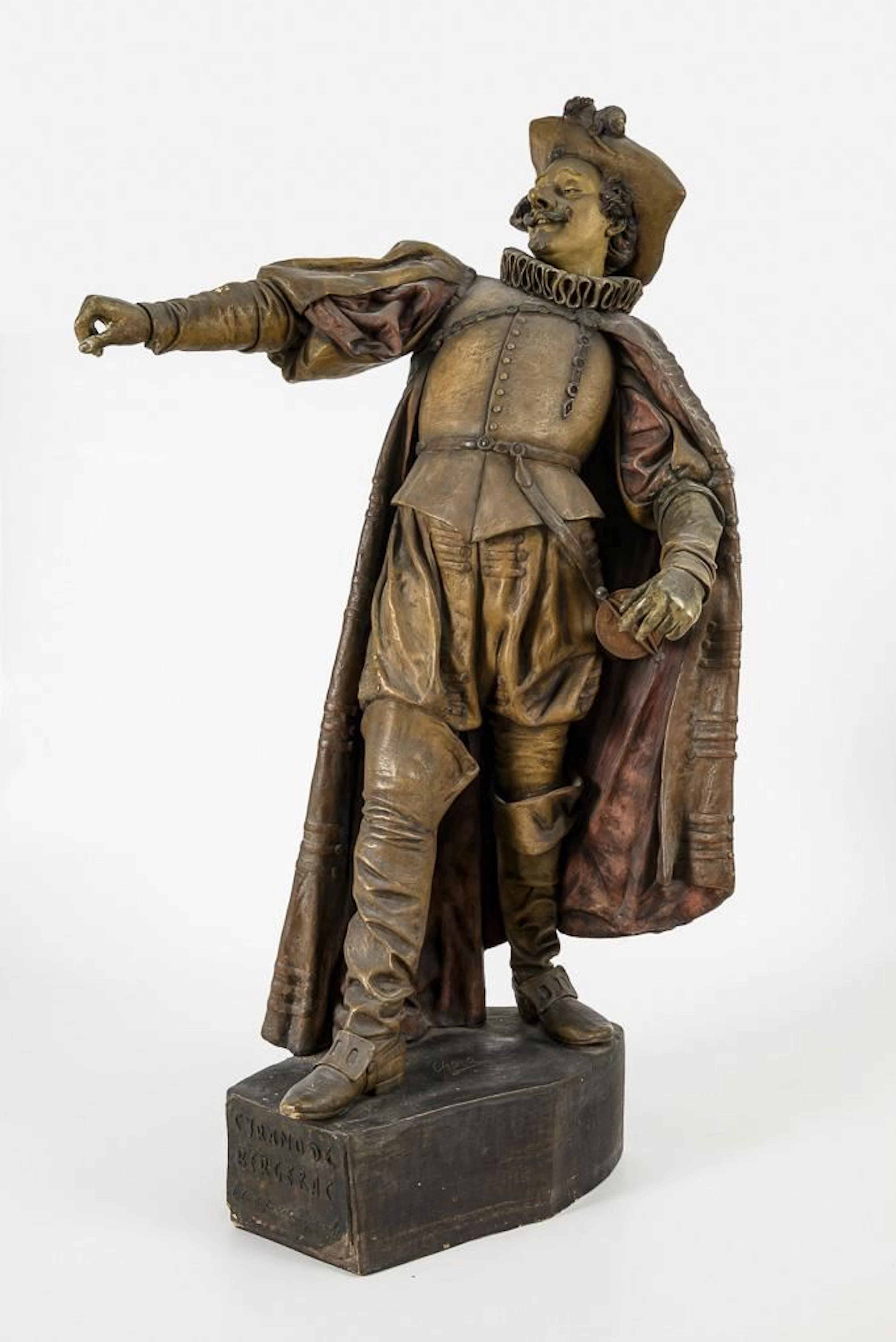 Large figurine "Cyrano de Bergerac". Friedrich Goldscheider, Vienna.