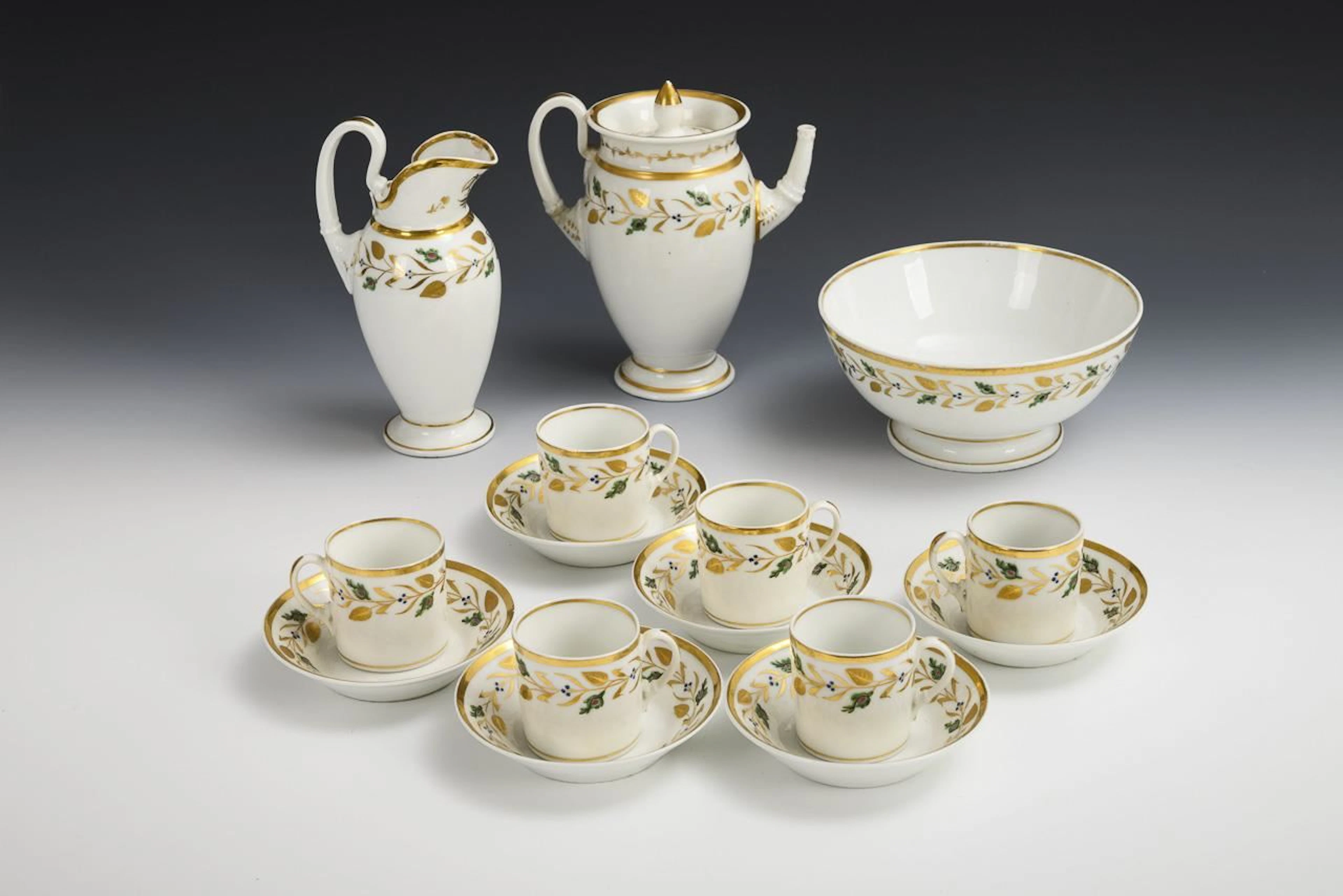 Biedermeier coffee service.