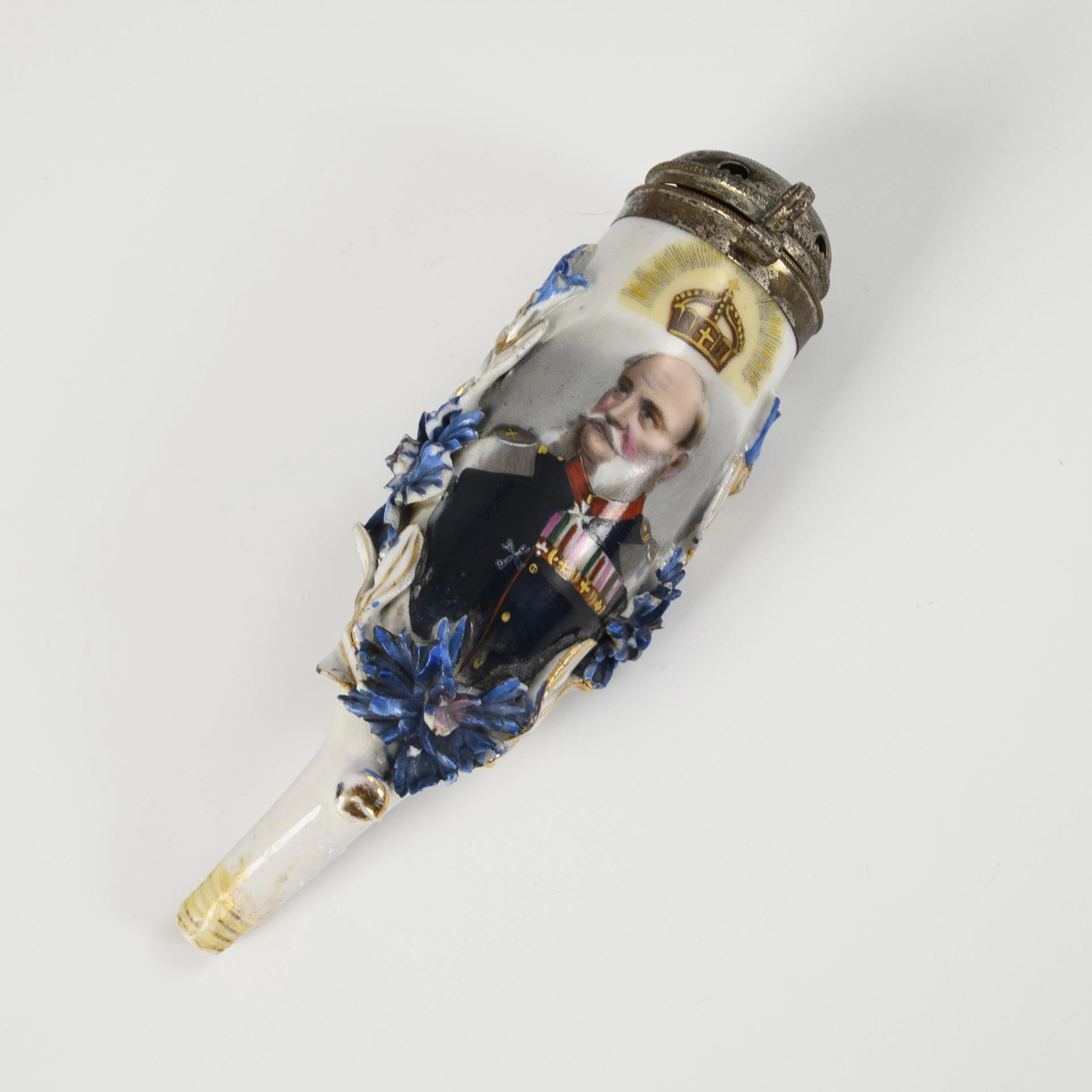 Pipe bowl with portrait of Kaiser Wilhelm I..