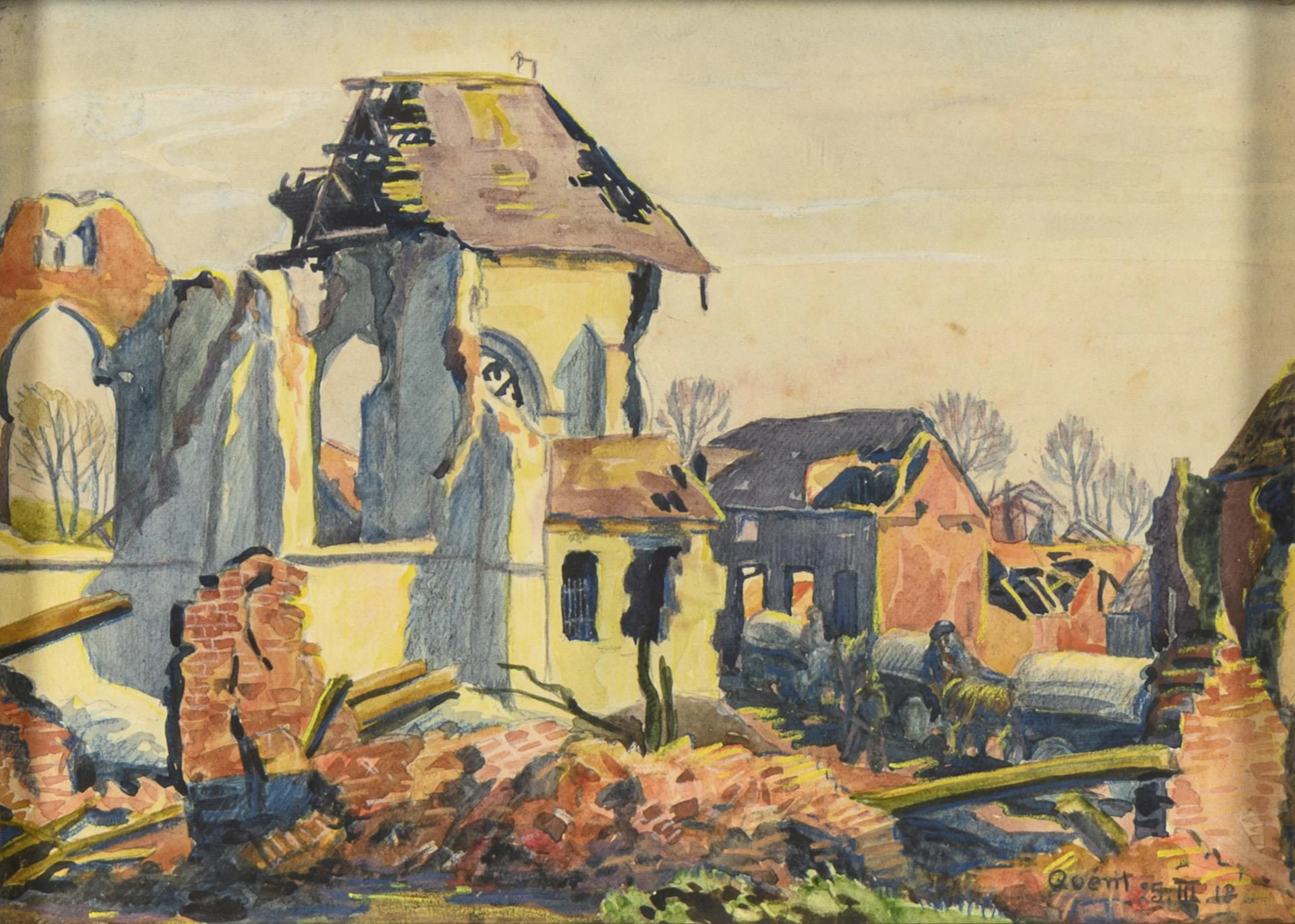 Small landscape of ruins