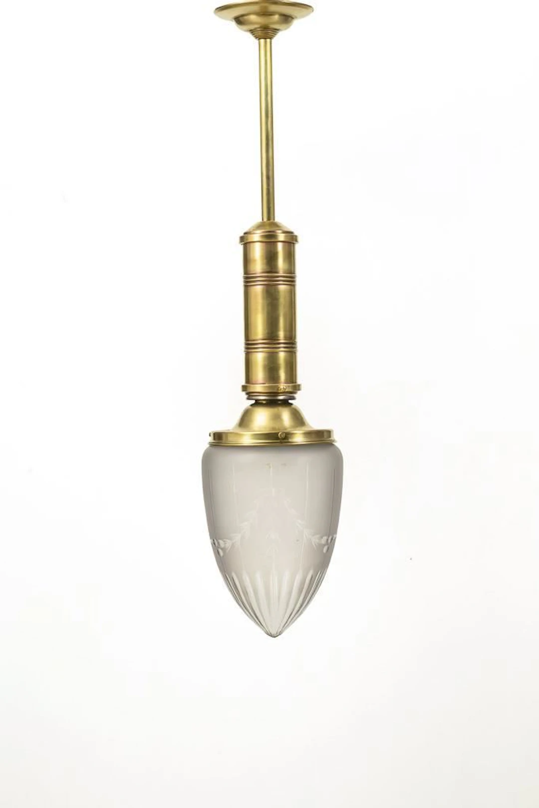 Art Nouveau ceiling lamp.
