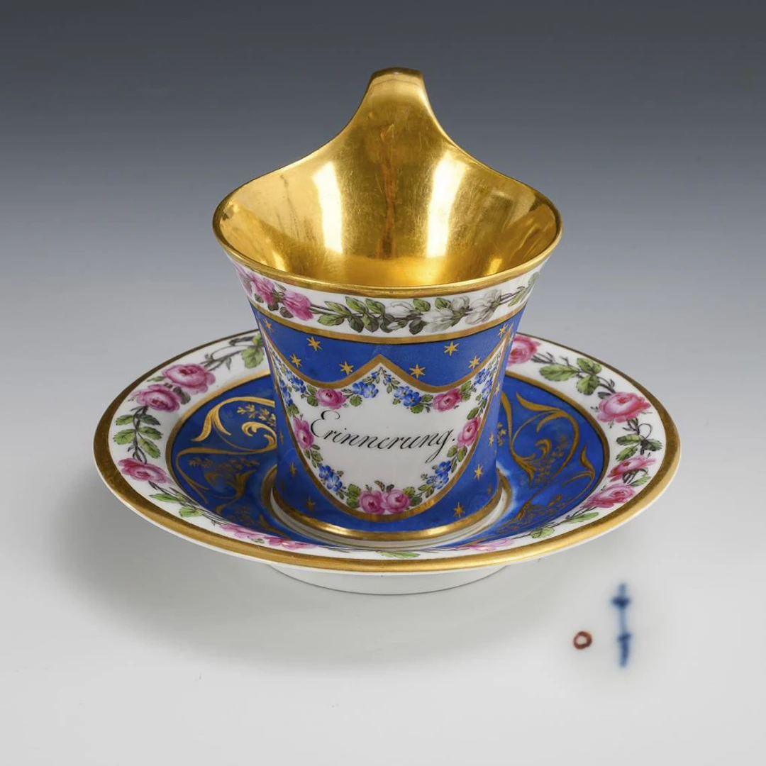 Biedermeier Friendship Cup. KPM Berlin.